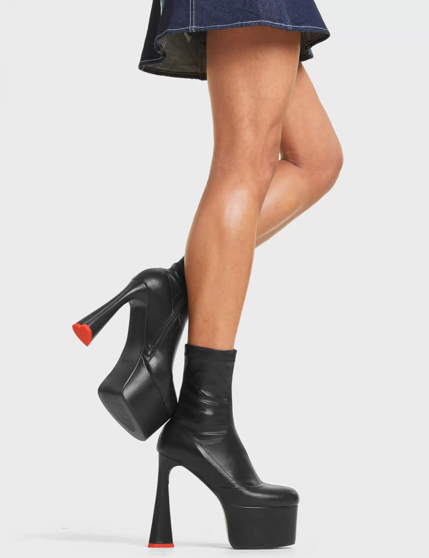 LAMODA Cheville*Addicted Platform Ankle Boots