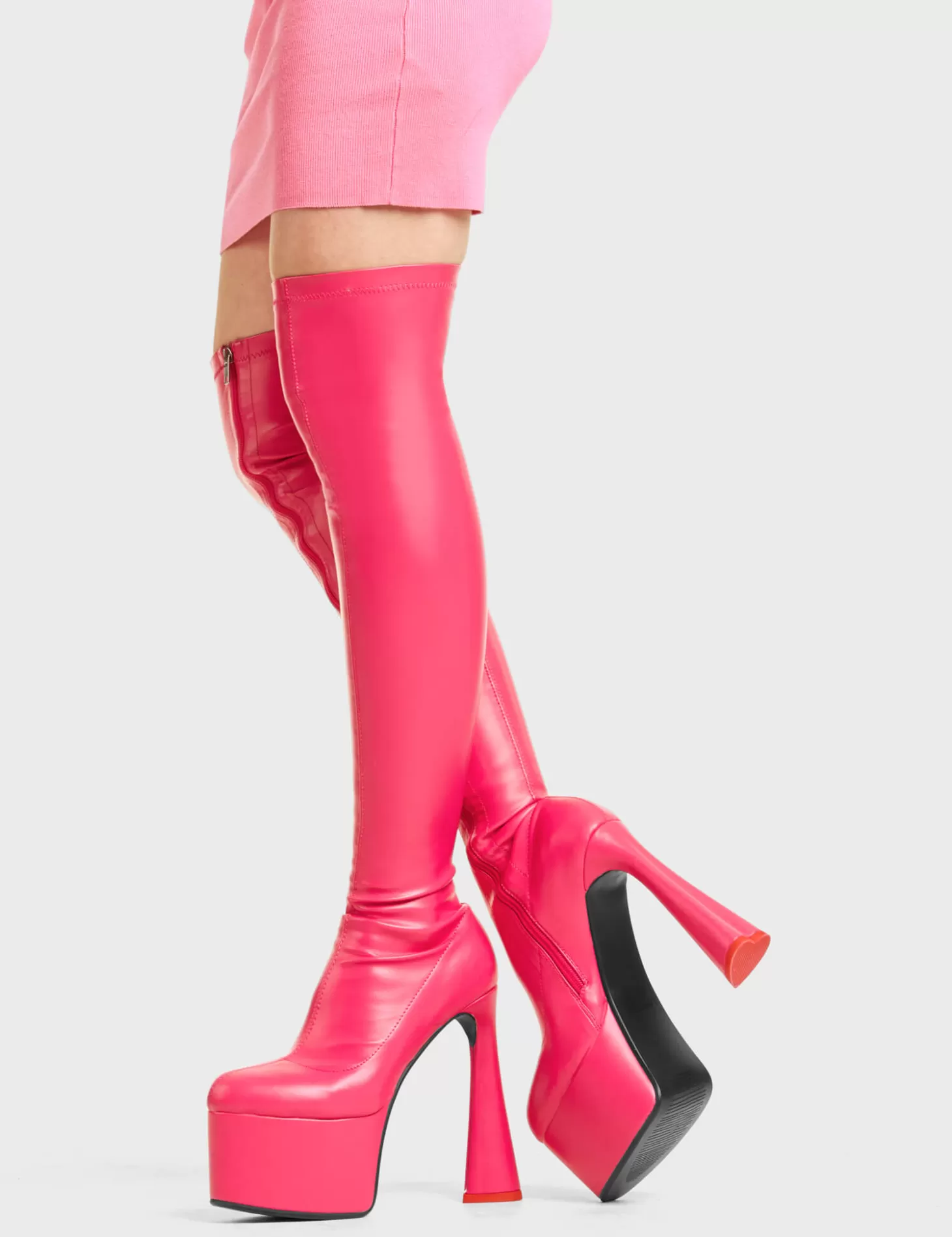 LAMODA Plate-Forme*Answer Platform Thigh High Boots