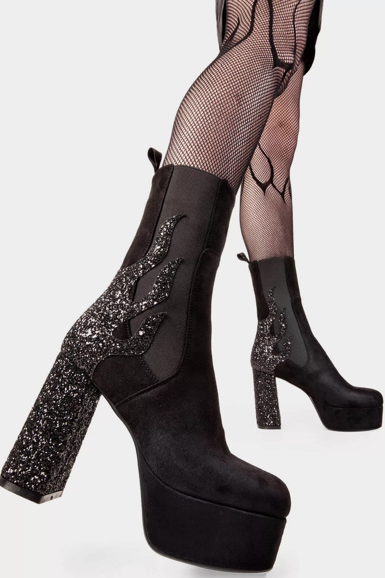 lamodawebsite Veau*Apparent Lies Platform Calf Boots