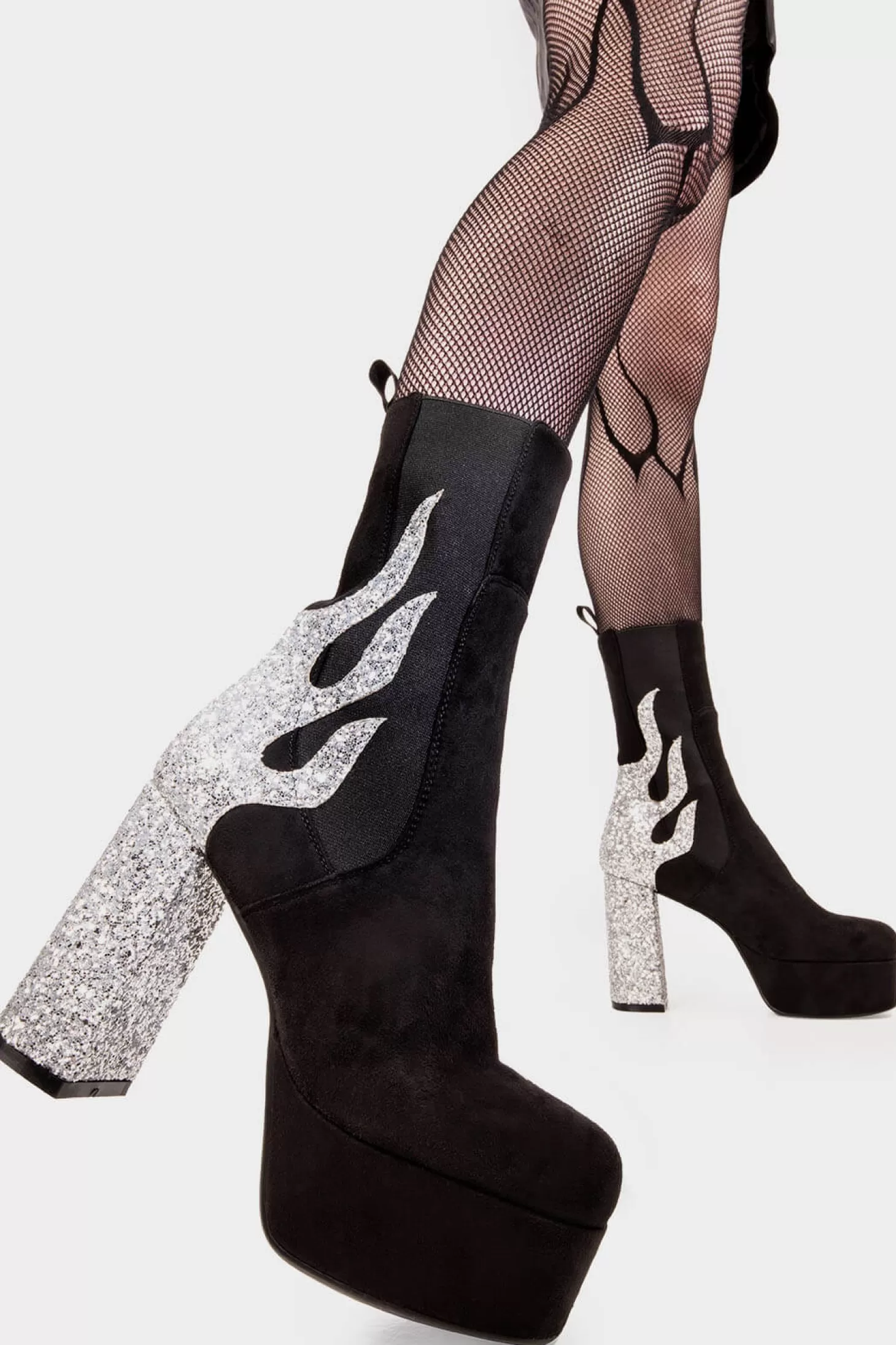 lamodawebsite Veau*Apparent Lies Platform Calf Boots