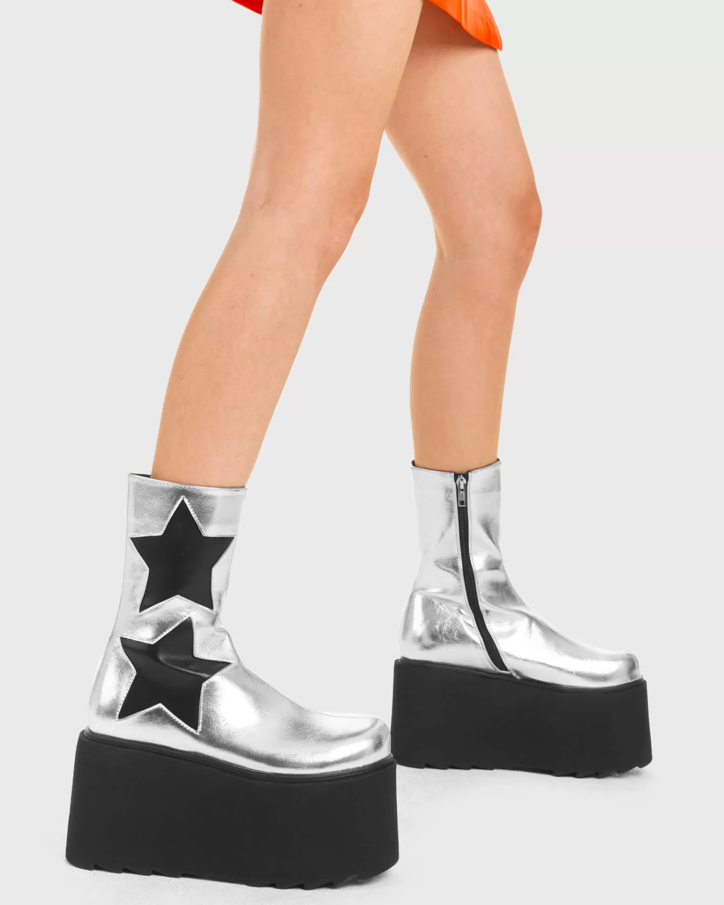 LAMODA Cheville*Big Shot Chunky Platform Ankle Boots