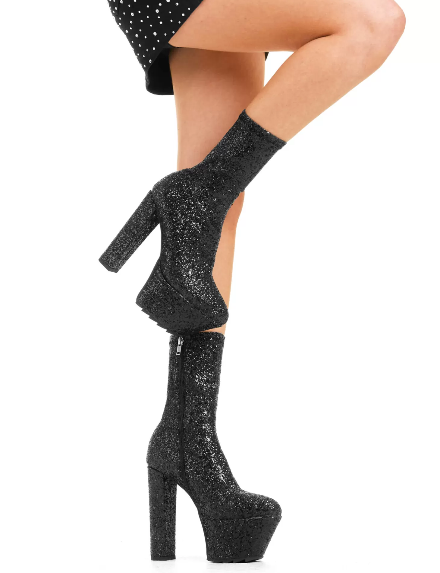 lamodawebsite Cheville*Bling Platform Ankle Boots