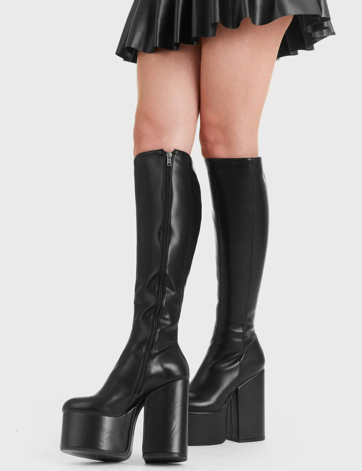 lamodawebsite Genou Haut*Concert Platform Knee High Boots