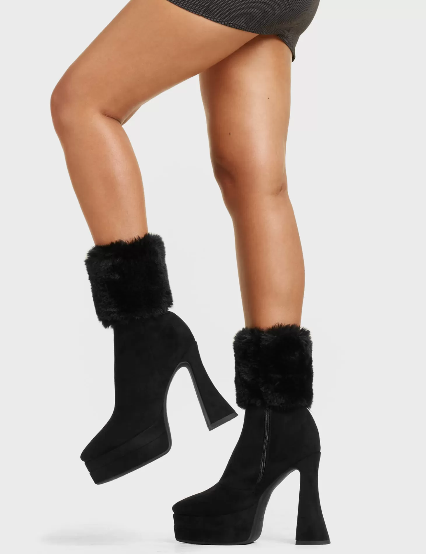 LAMODA Cheville*Cupcake Platform Ankle Boots