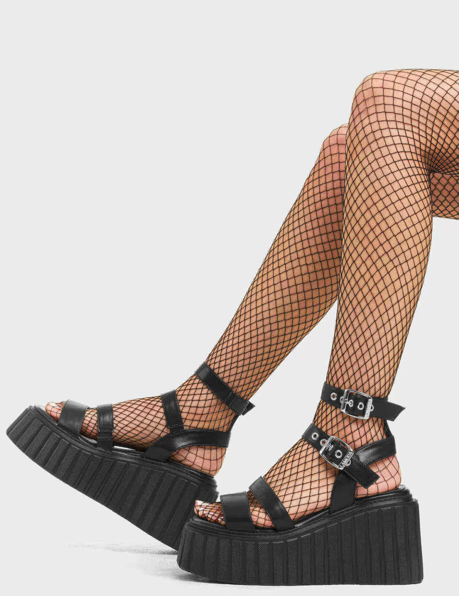 LAMODA Plate-Forme*Dramatic Chunky Platform Creeper Sandals