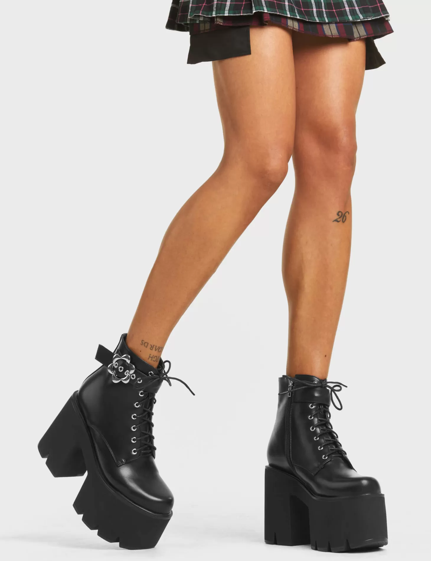 LAMODA Cheville*Dreamer Chunky Platform Ankle Boots