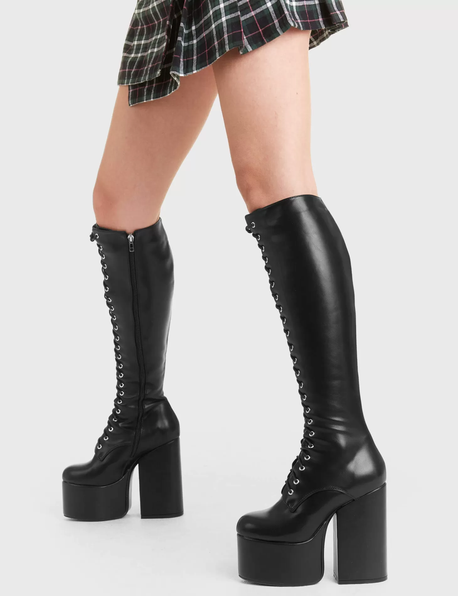 lamodawebsite Genou Haut*Everest Platform Knee High Boots