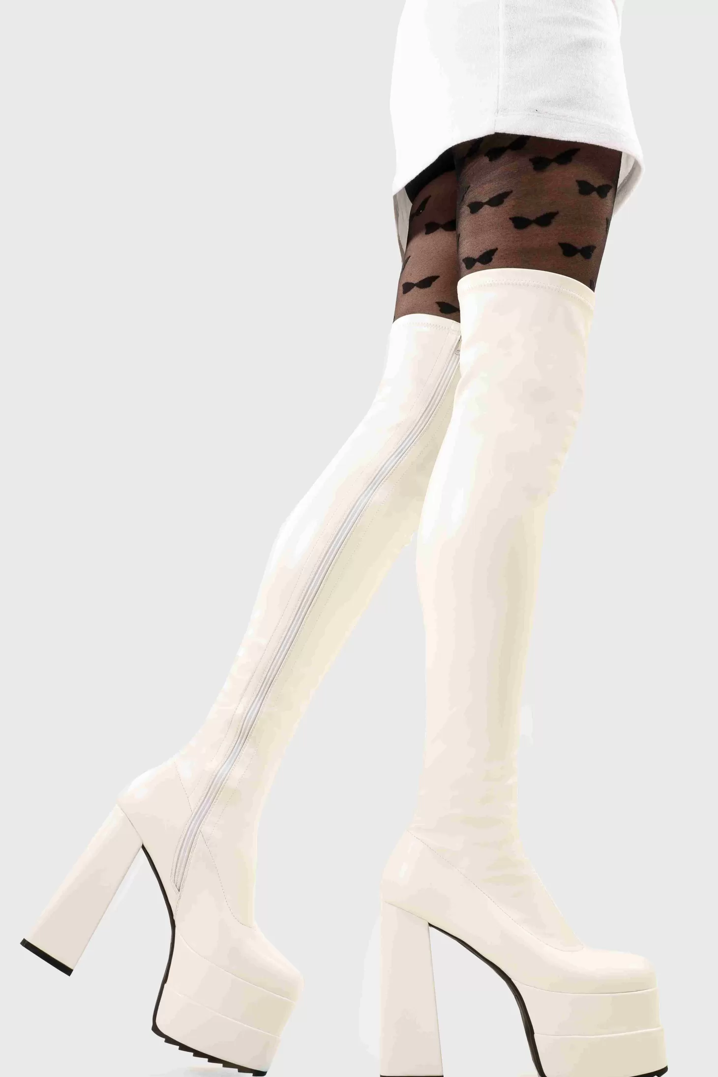 LAMODA Plate-Forme*Fantasies Platform Thigh High Boots