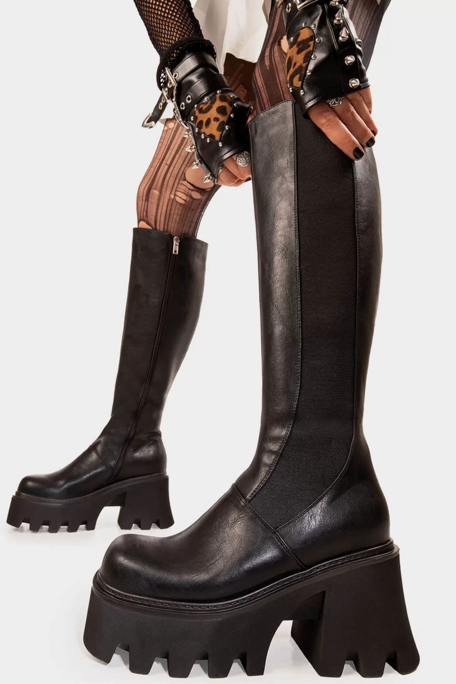 lamodawebsite Genou Haut*For You Chunky Platform Knee High Boots