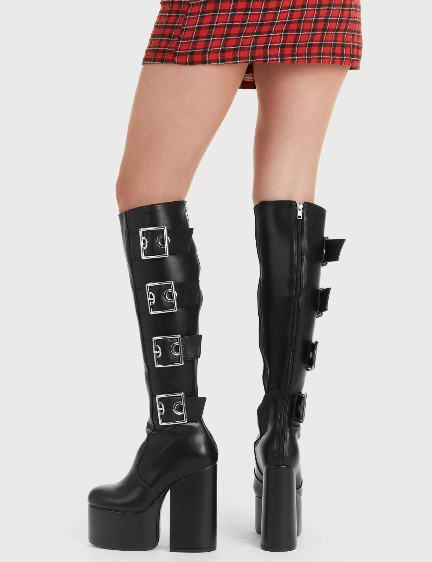 LAMODA Genou Haut*Fyp Platform Knee High Boots