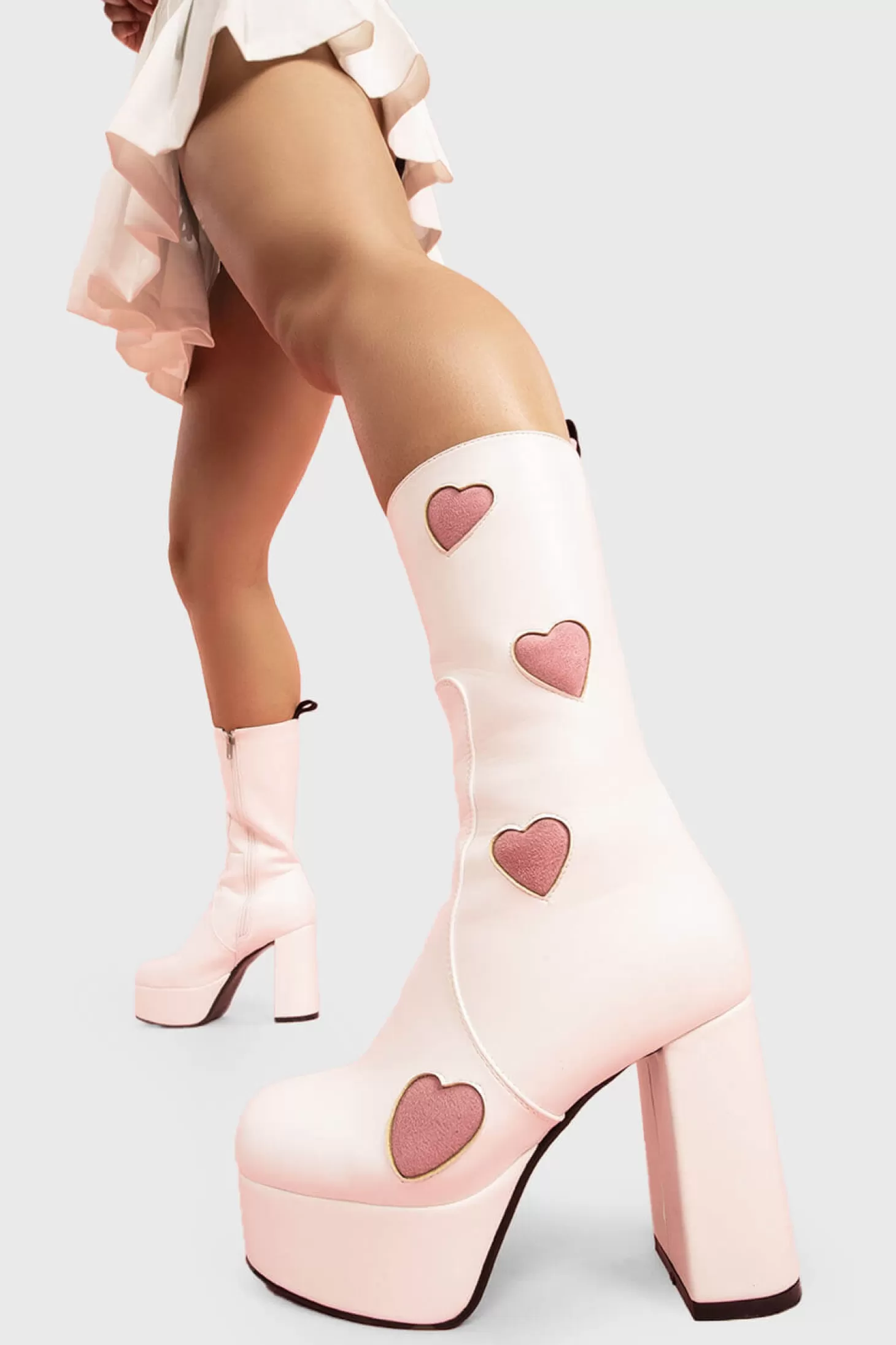 lamodawebsite Veau*Game Of Love Platform Calf Boots