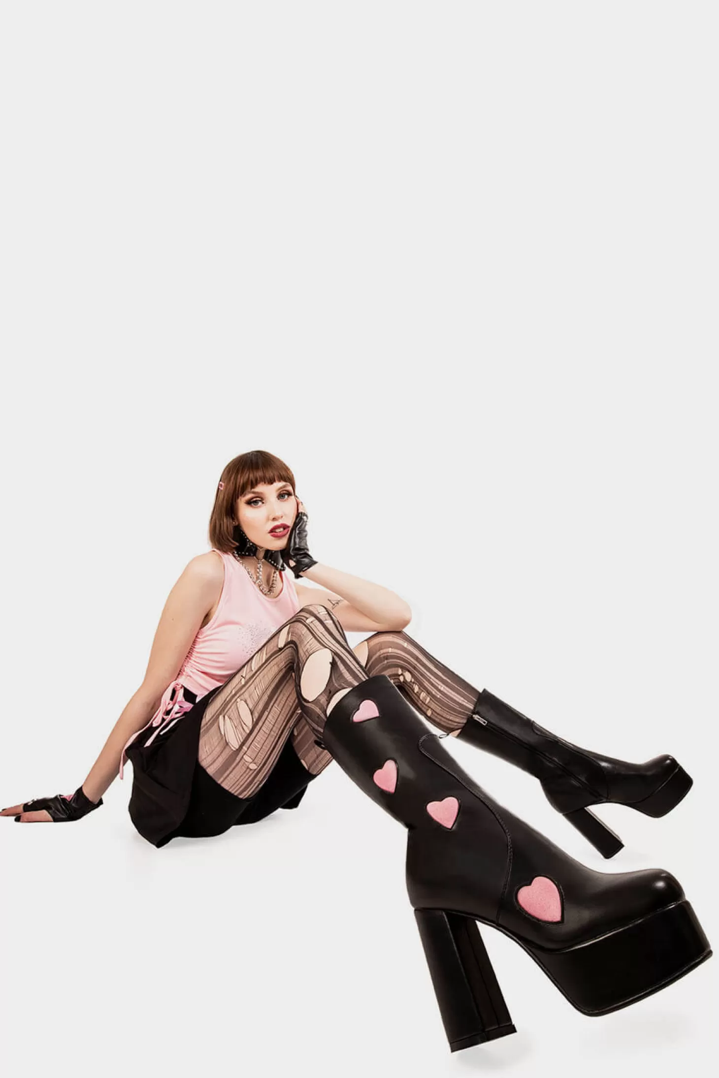 lamodawebsite Veau*Game Of Love Platform Calf Boots