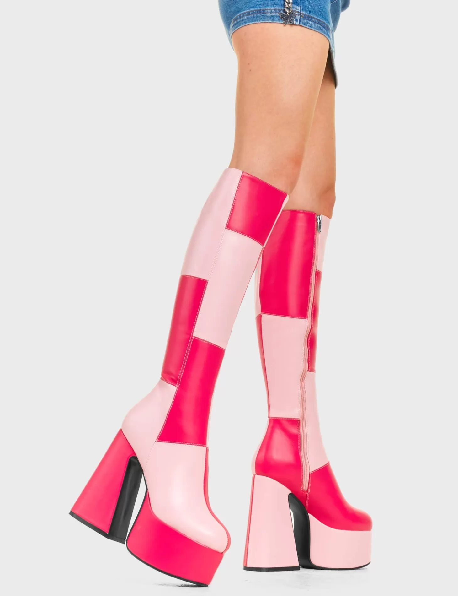 LAMODA Genou Haut*Gemini Platform Knee High Boots