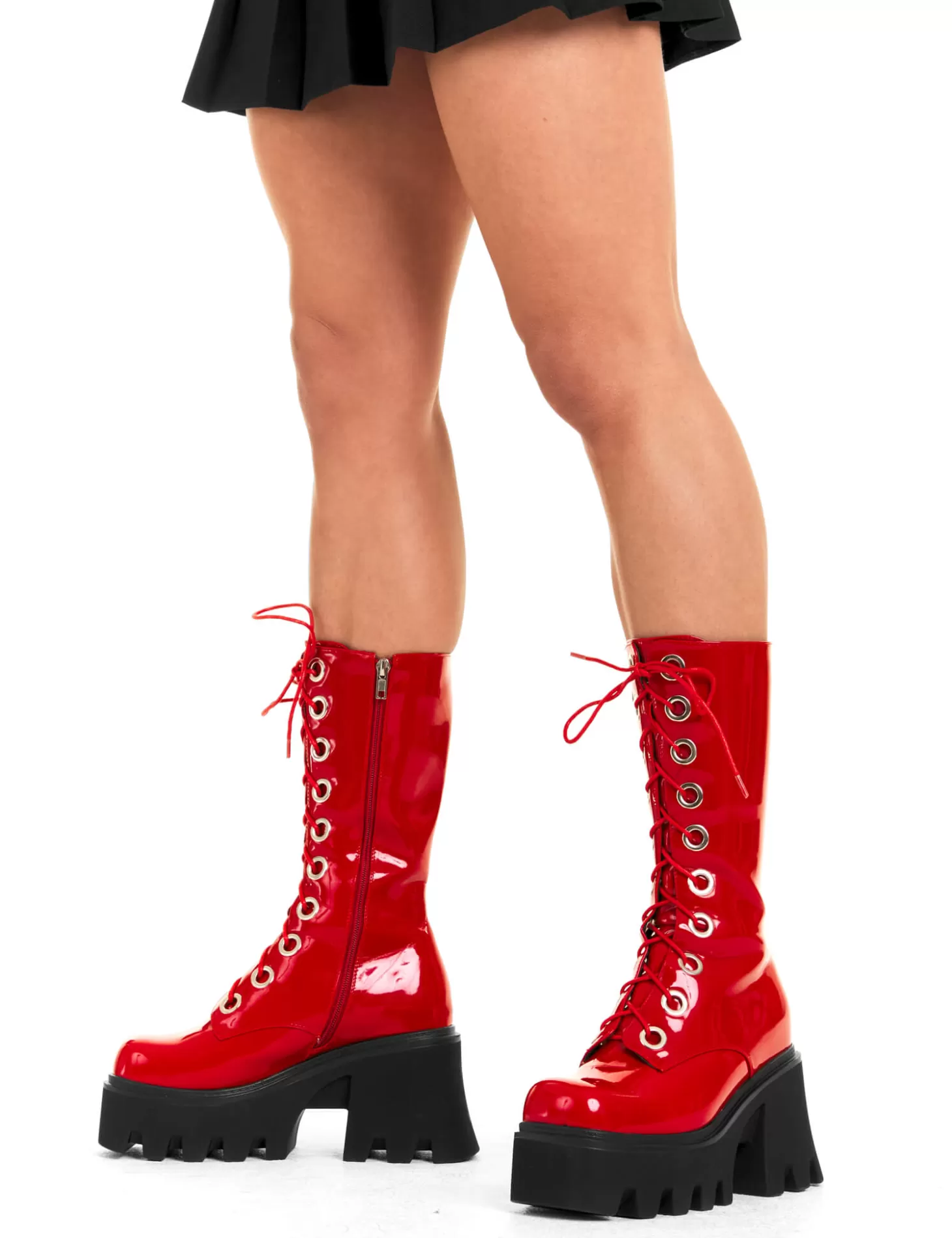 lamodawebsite Veau*Get Paid Chunky Platform Calf Boots