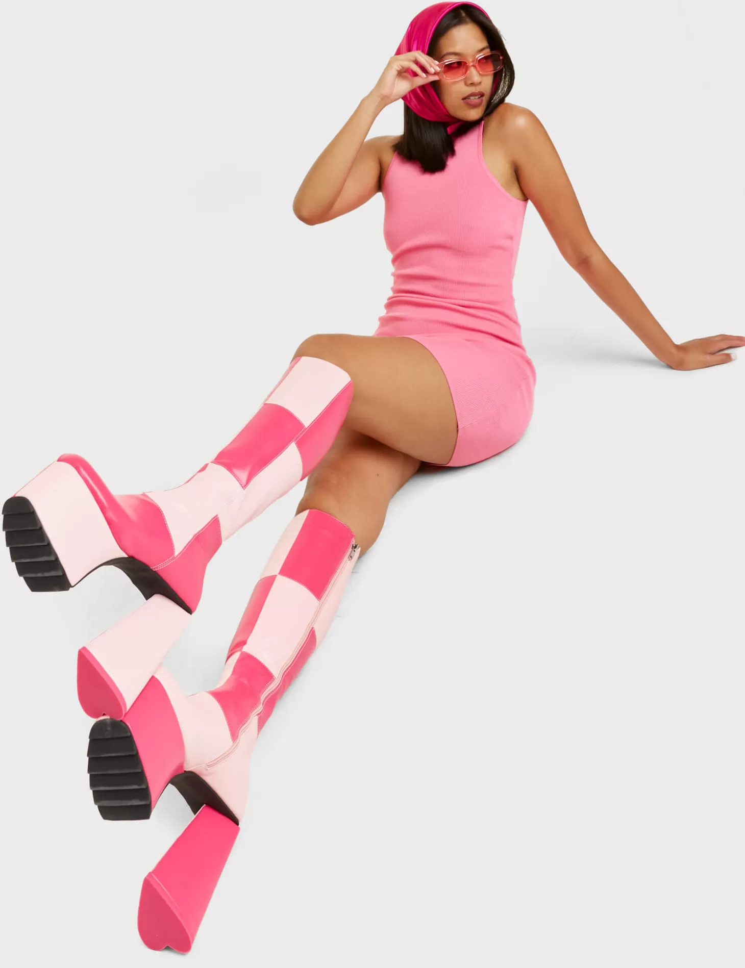 LAMODA Genou Haut*Getting Better Platform Knee High Boots