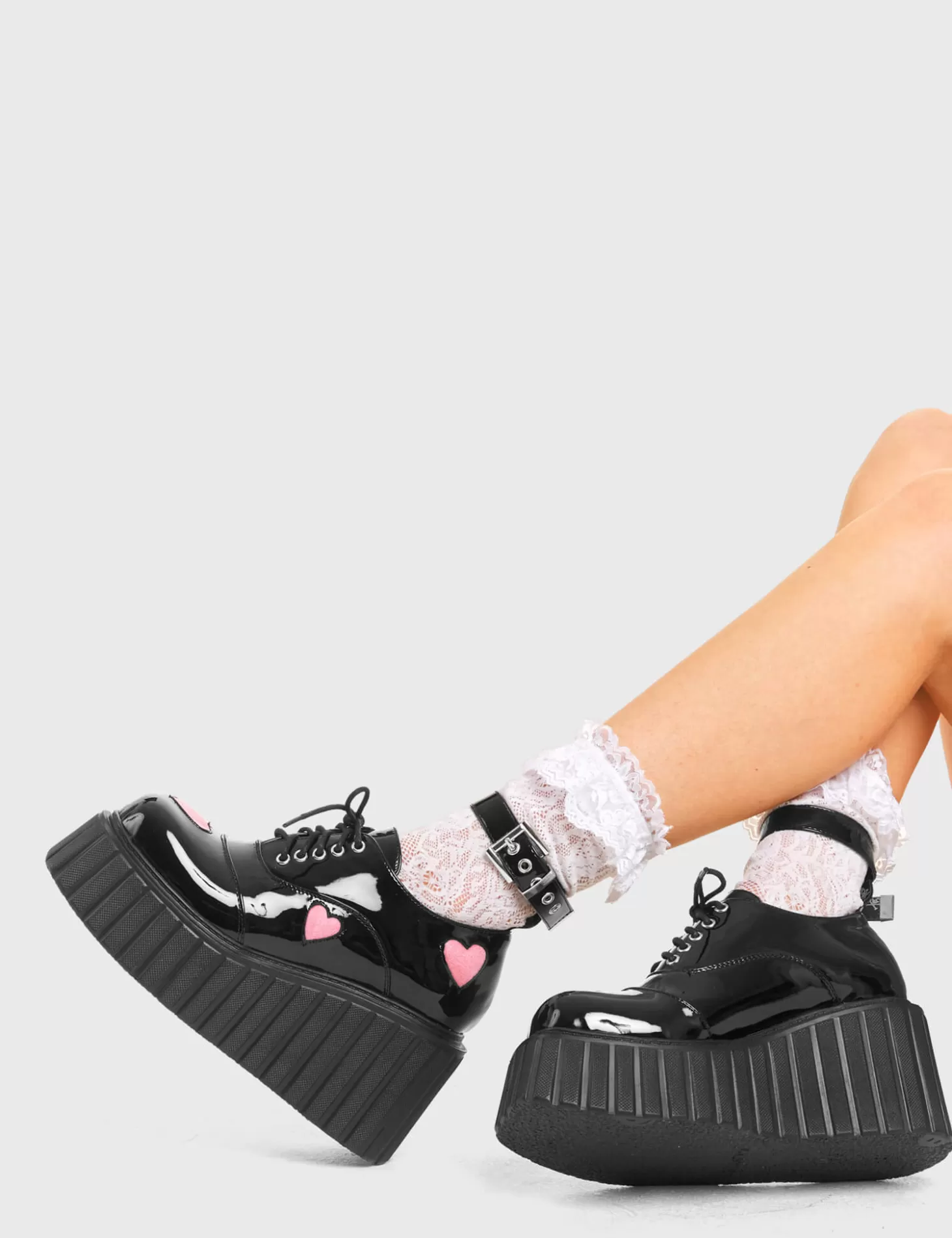 lamodawebsite Epais*Good Day Chunky Platform Creeper Shoes