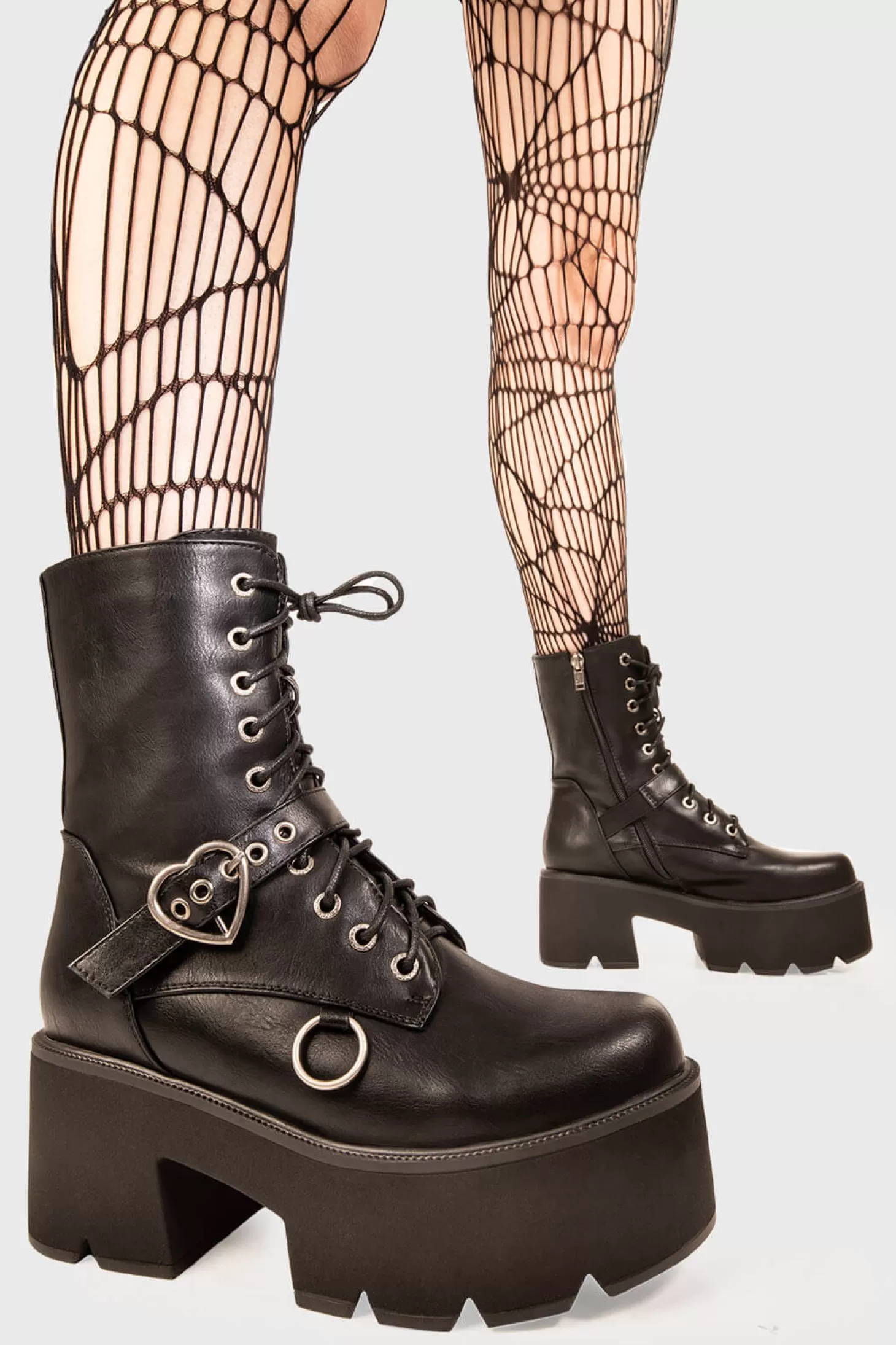 lamodawebsite Epais*Heartless Chunky Platform Boots