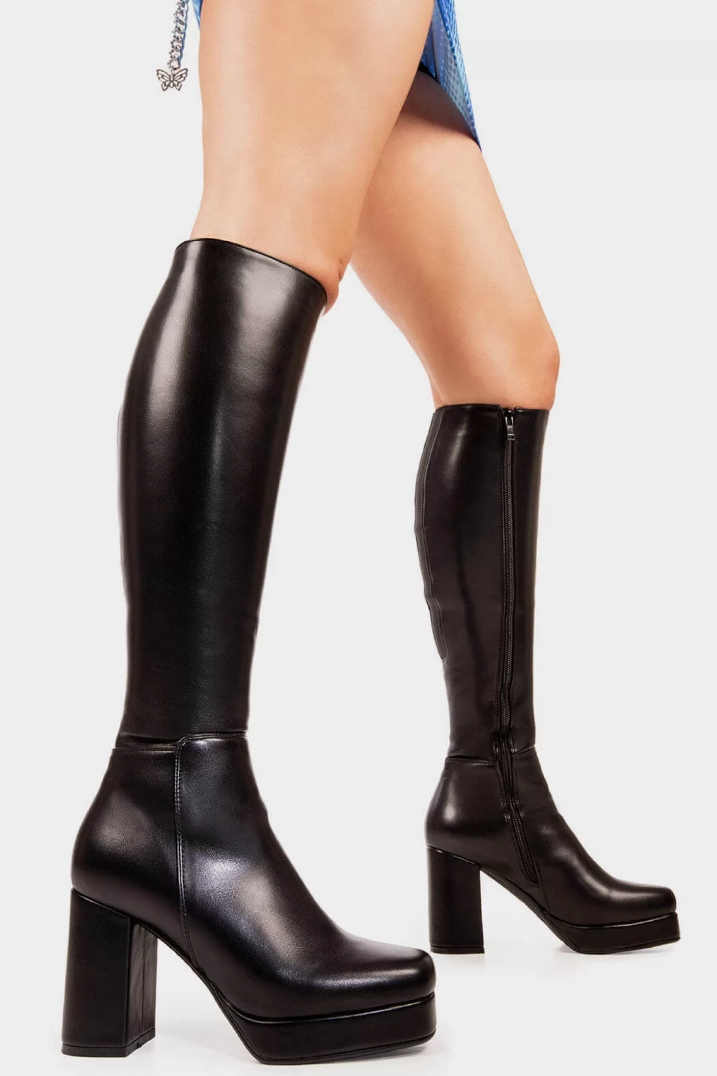 lamodawebsite Genou Haut*Humble Platform Knee High Boots