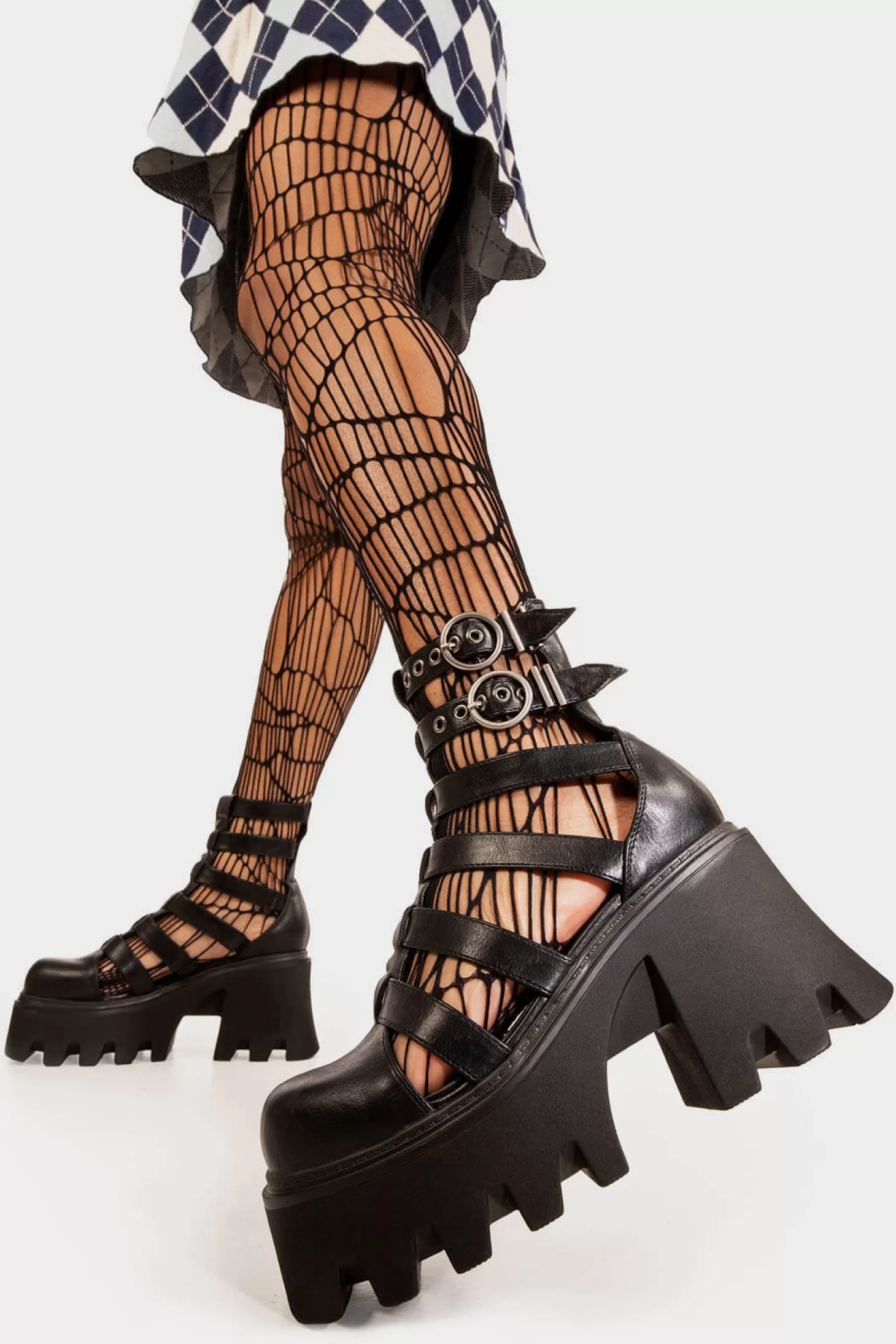 lamodawebsite Cheville*Hypnotised Chunky Platform Ankle Boots