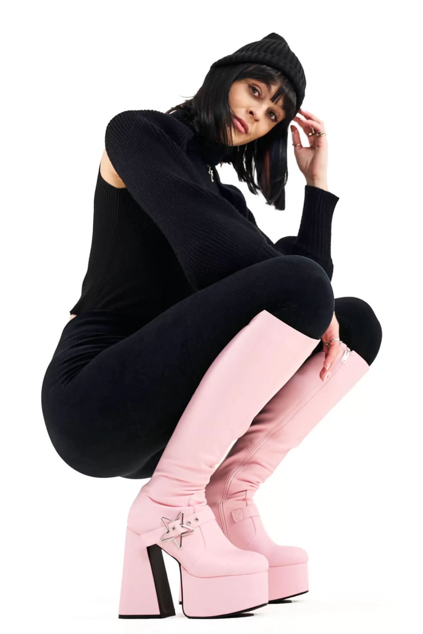 lamodawebsite Genou Haut*I'M Your Star Platform Knee High Boots