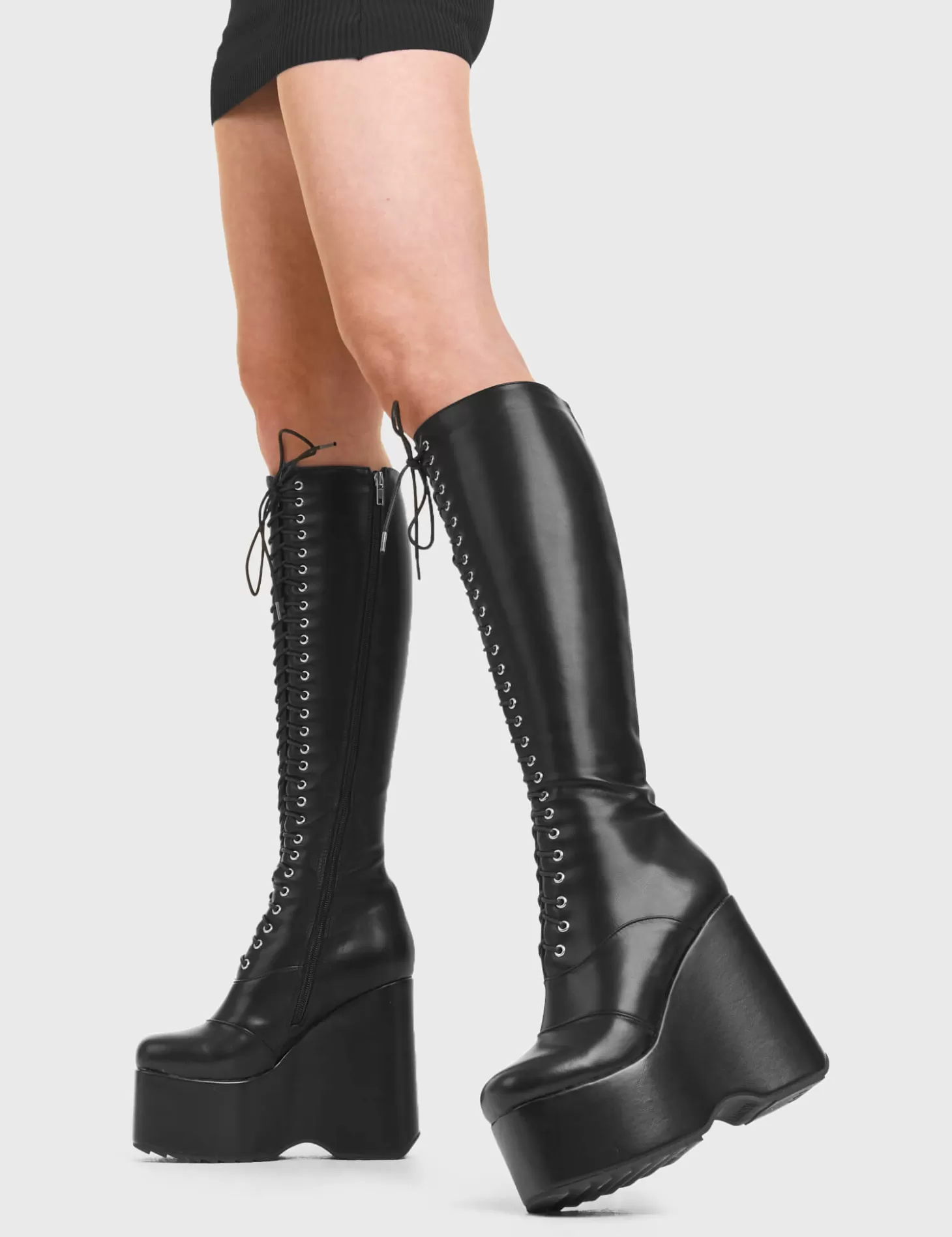 LAMODA Genou Haut*Kiss City Chunky Platform Knee High Boots