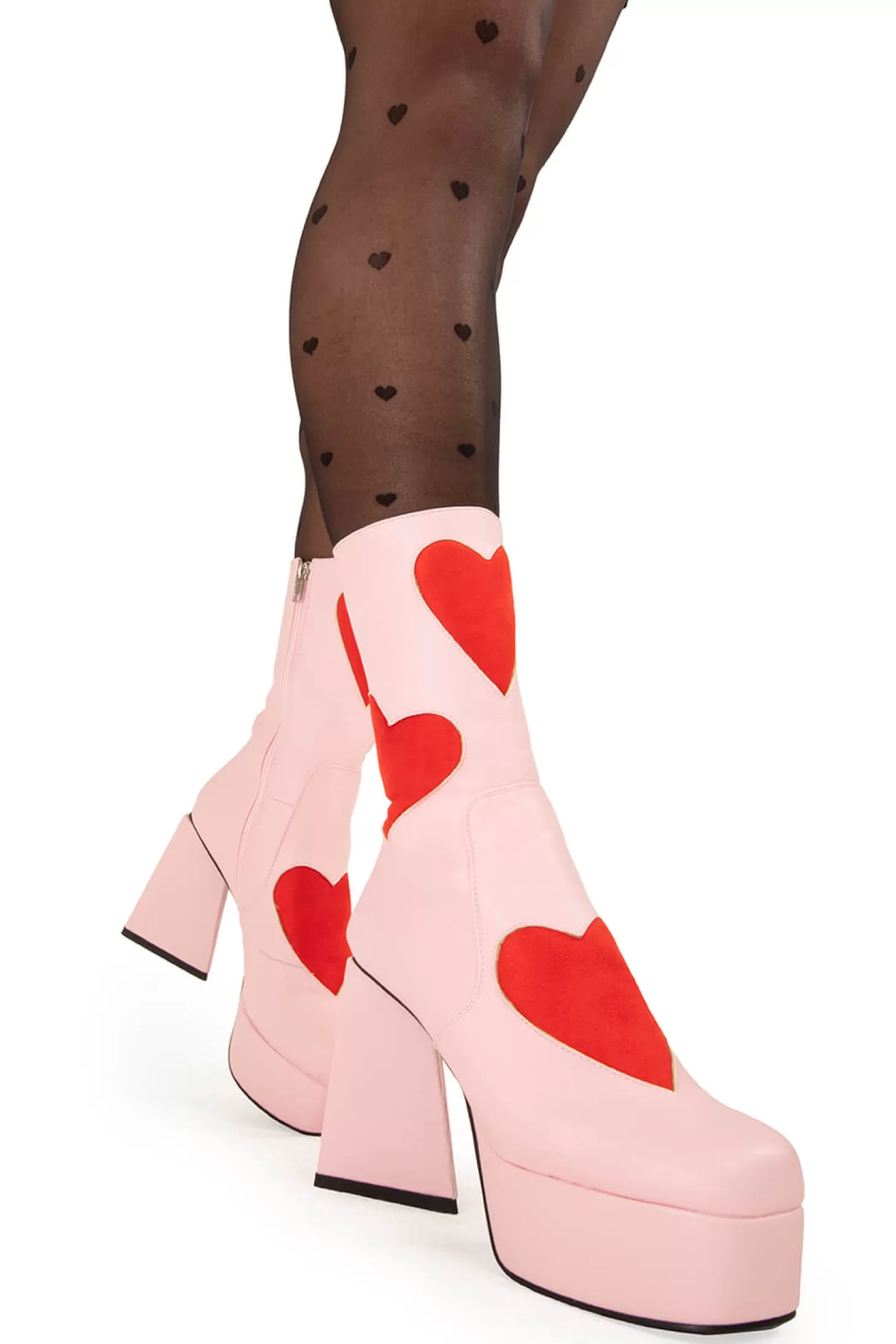 lamodawebsite Cheville*Letter To My Lover Platform Ankle Boots