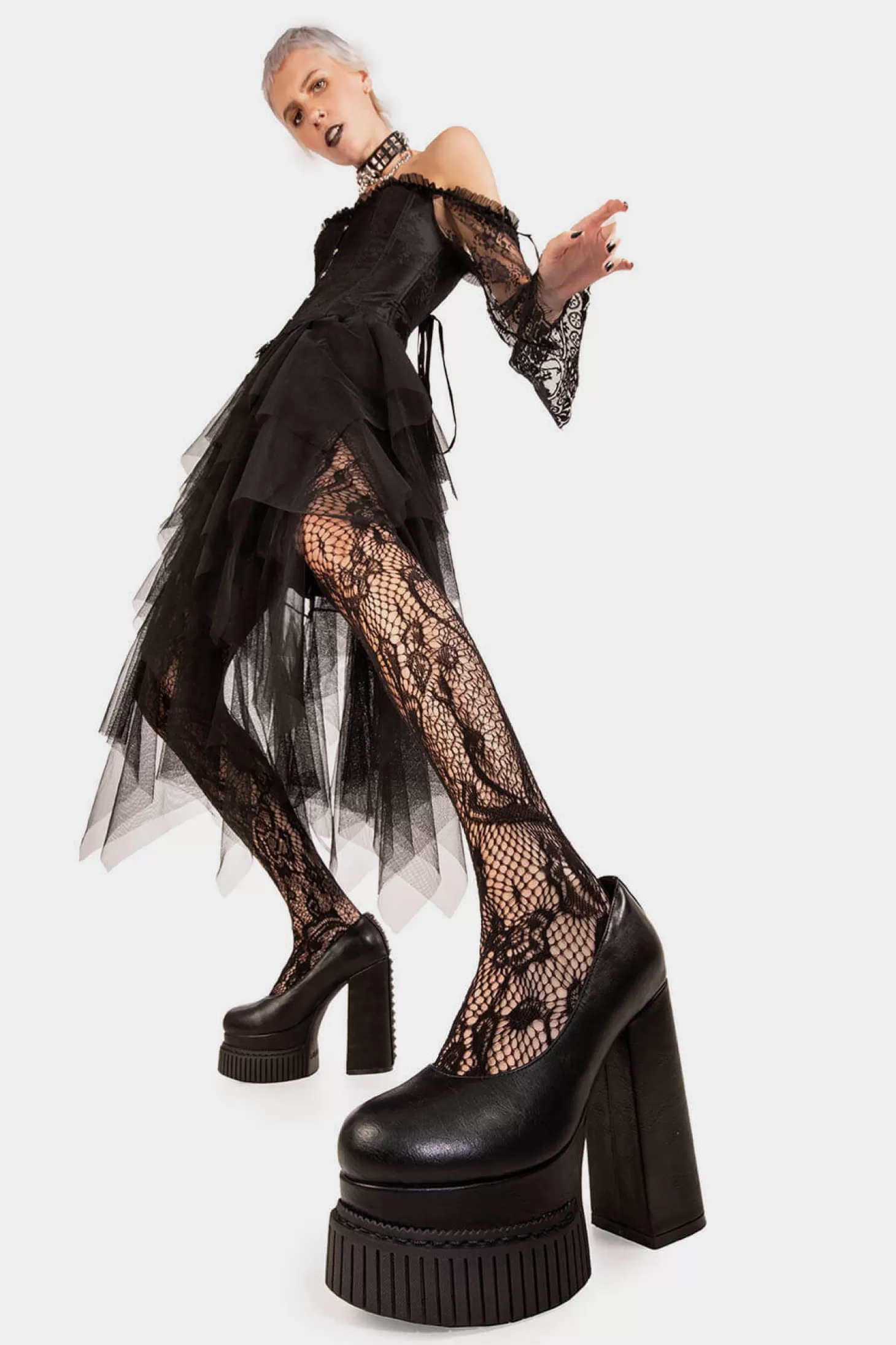 LAMODA Plate-Forme*Lyrical Creeper Platform Heels