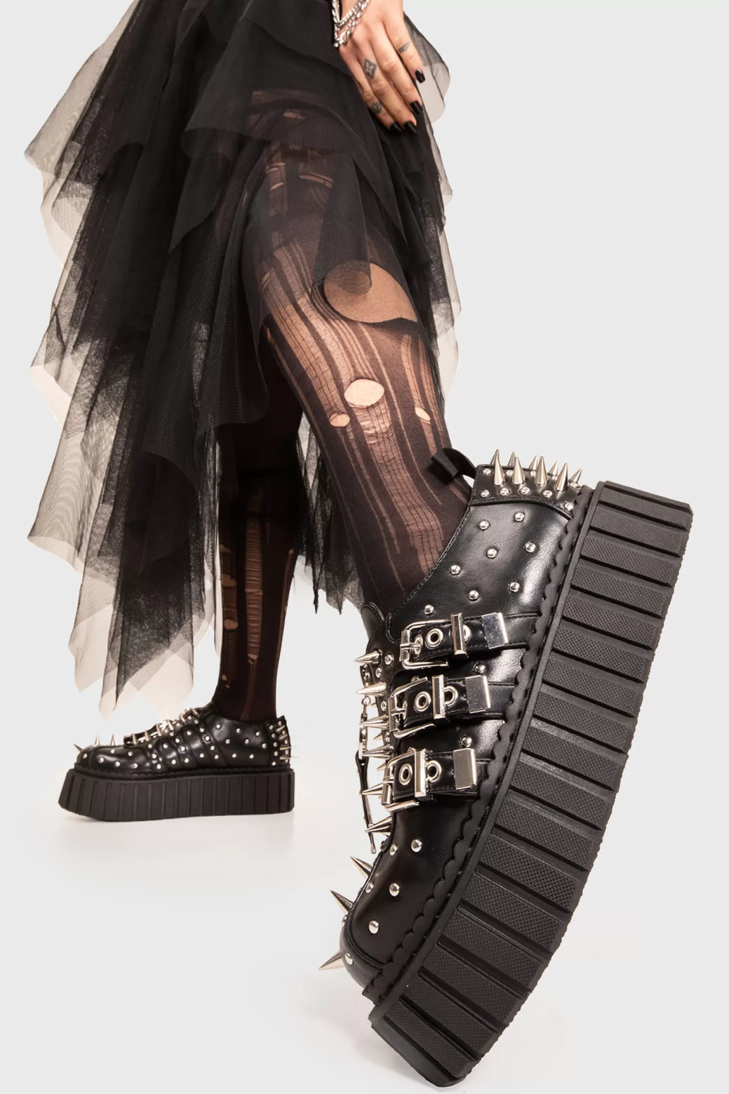 lamodawebsite Epais*Manic Monday Chunky Creeper Shoes