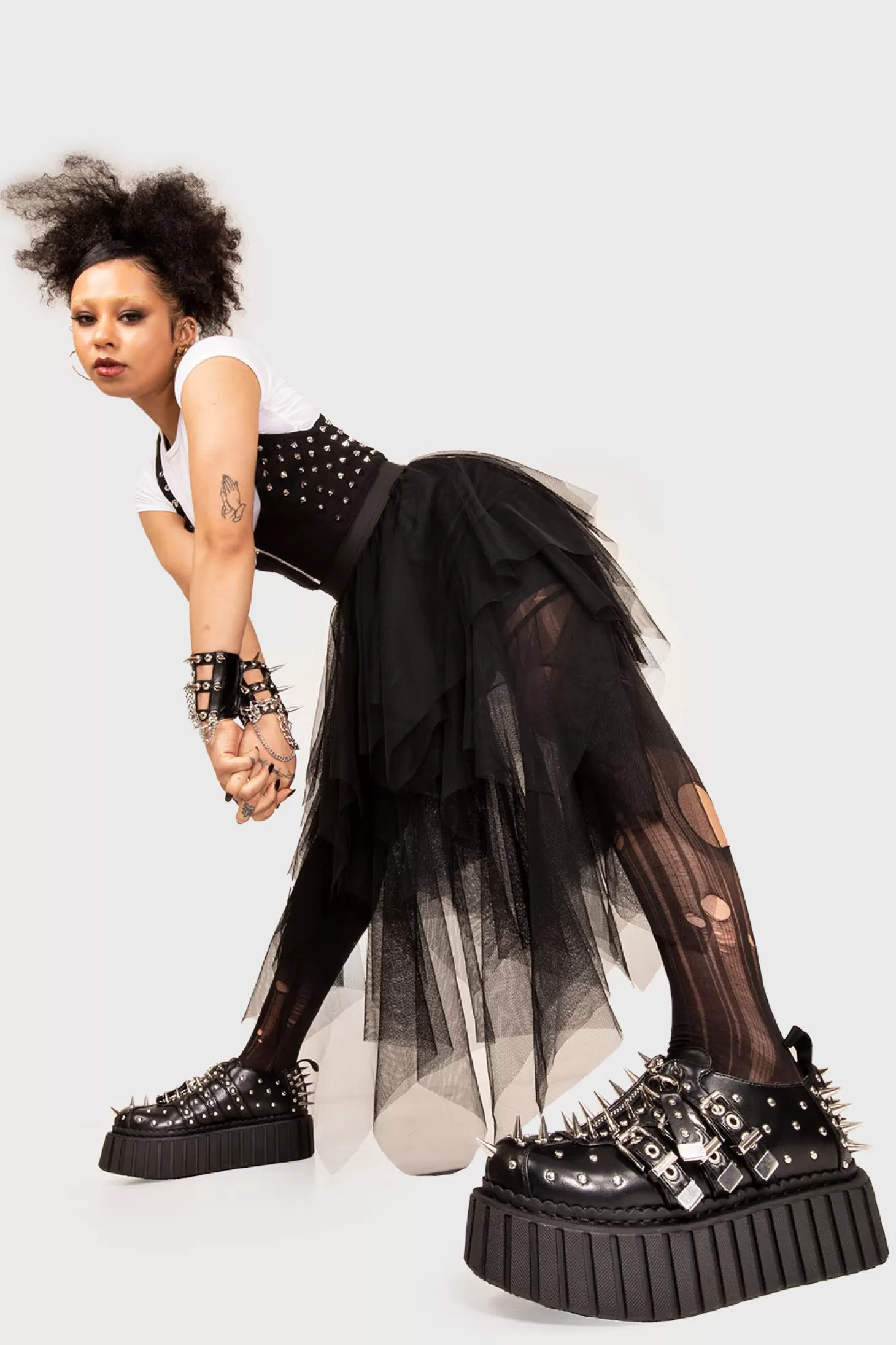 lamodawebsite Epais*Manic Monday Chunky Creeper Shoes