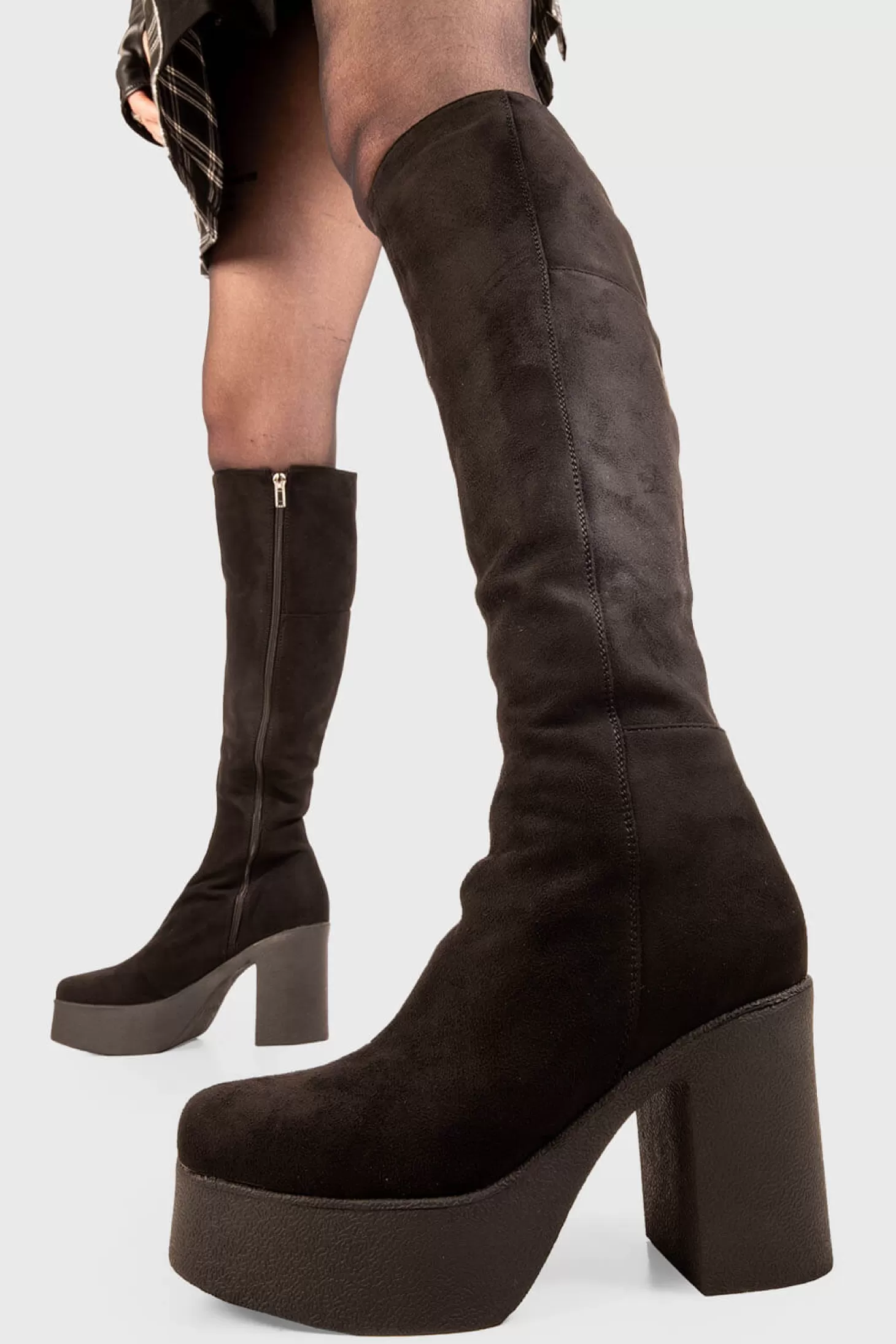 lamodawebsite Genou Haut*Mundane Nights Knee High Platform Boots