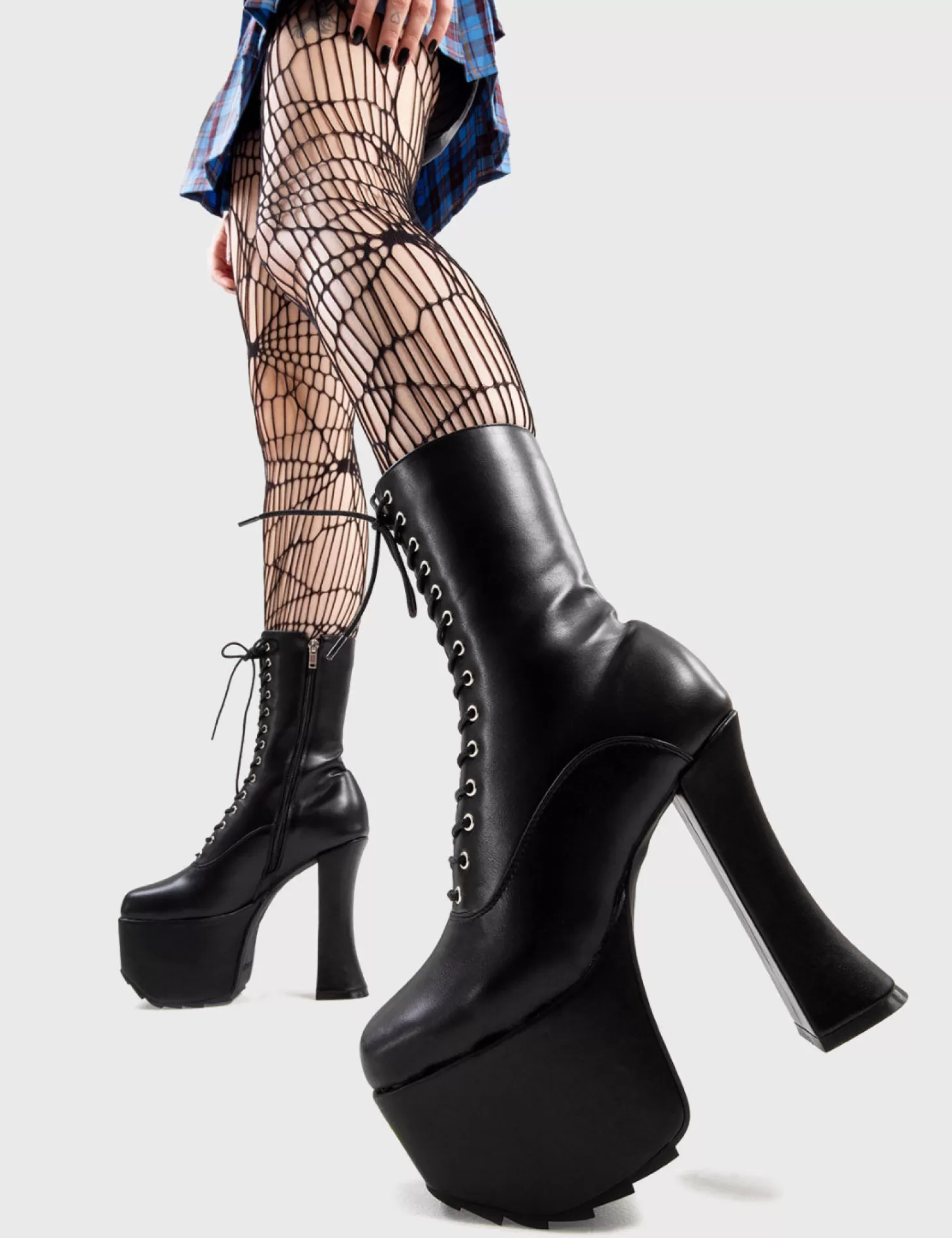 LAMODA Cheville*Need To Know Platform Ankle Boots