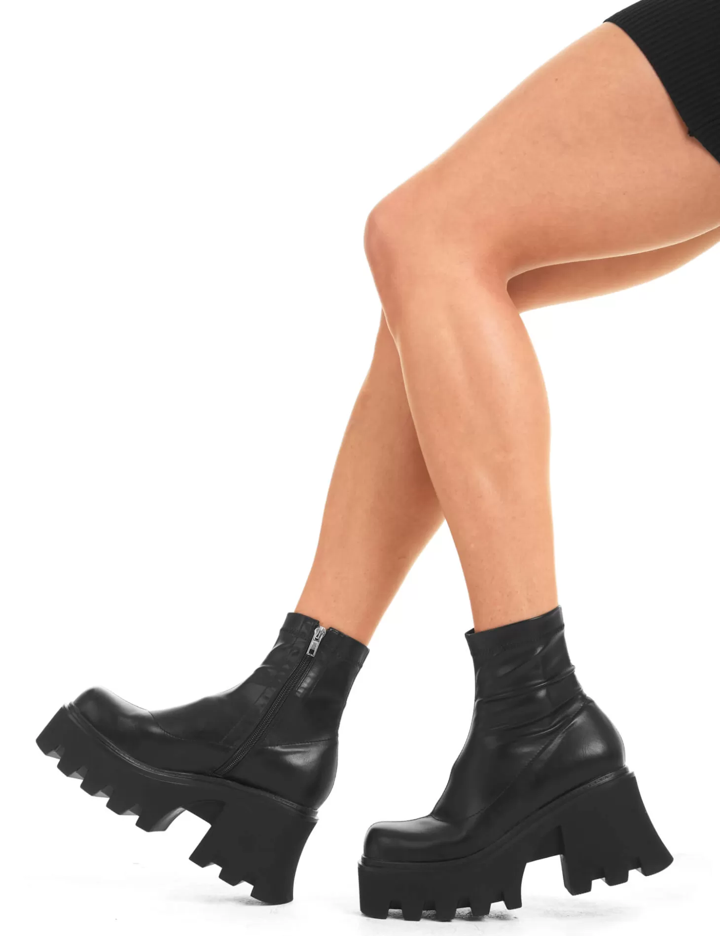 lamodawebsite Cheville*Notorious Chunky Platform Ankle Boots
