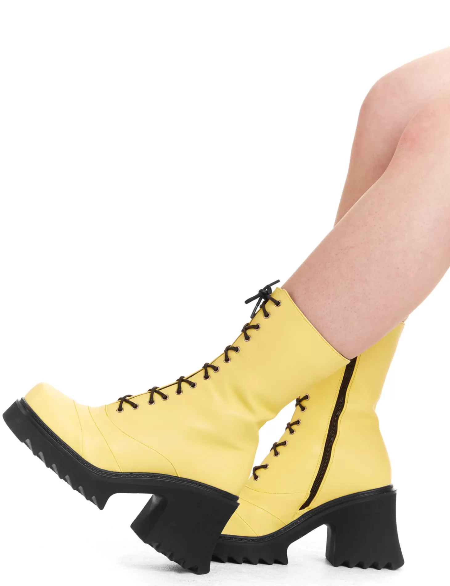 lamodawebsite Cheville*On A Buzz Chunky Platform Ankle Boots