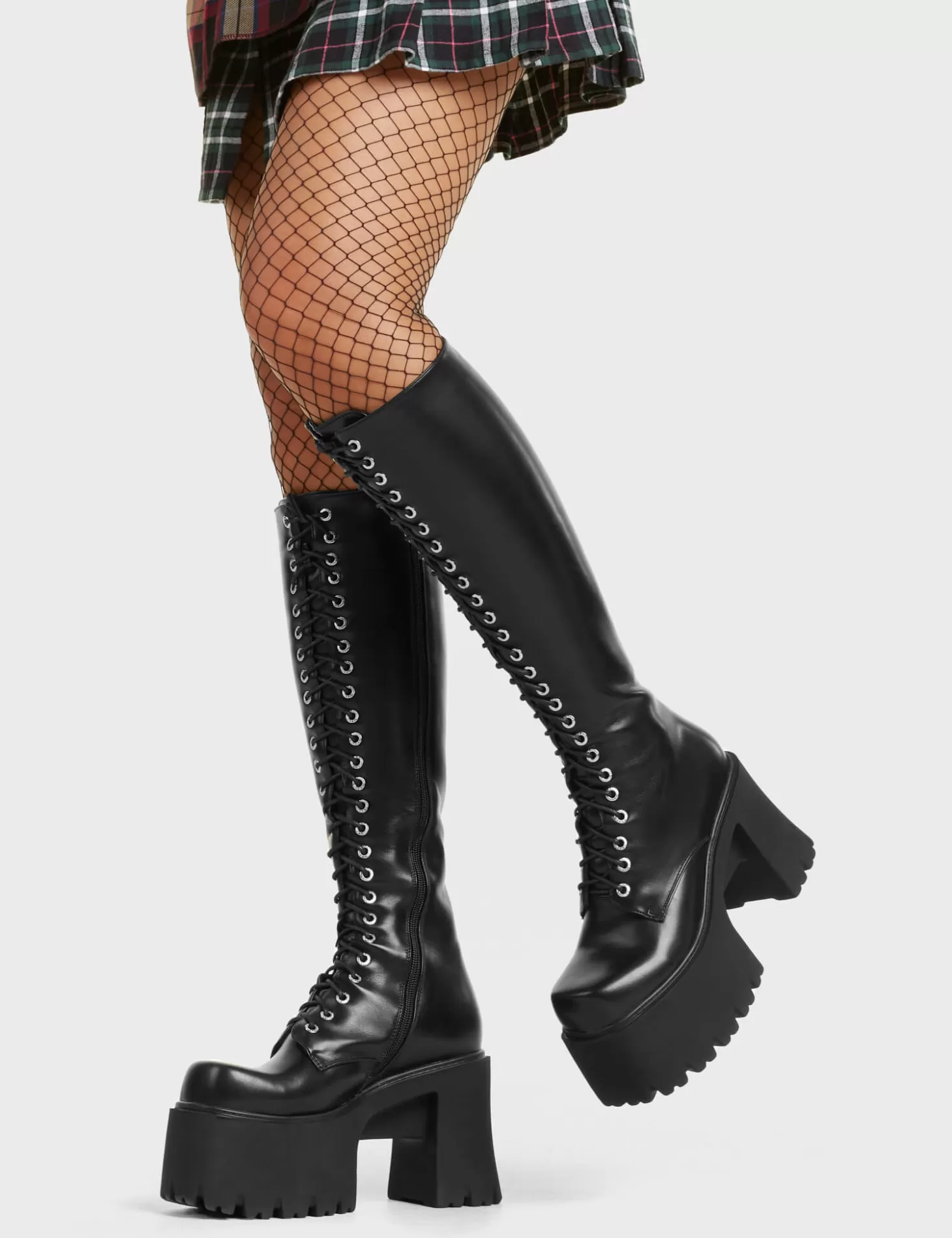 LAMODA Genou Haut*On Ropes Chunky Platform Knee High Boots