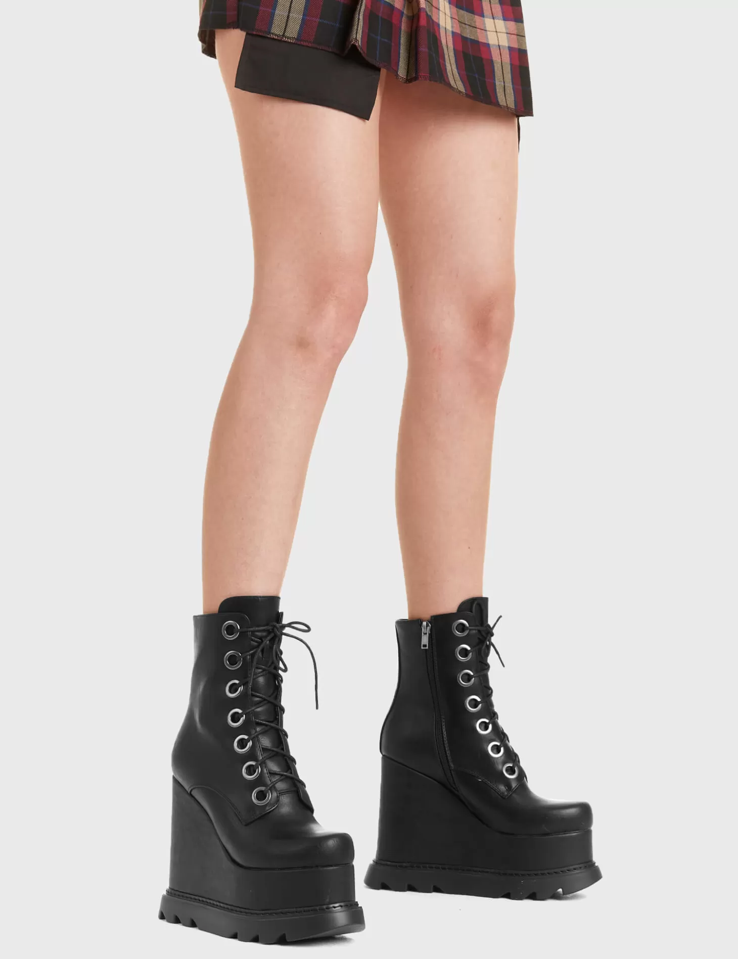 LAMODA Cheville*Orphan Chunky Platform Ankle Boots
