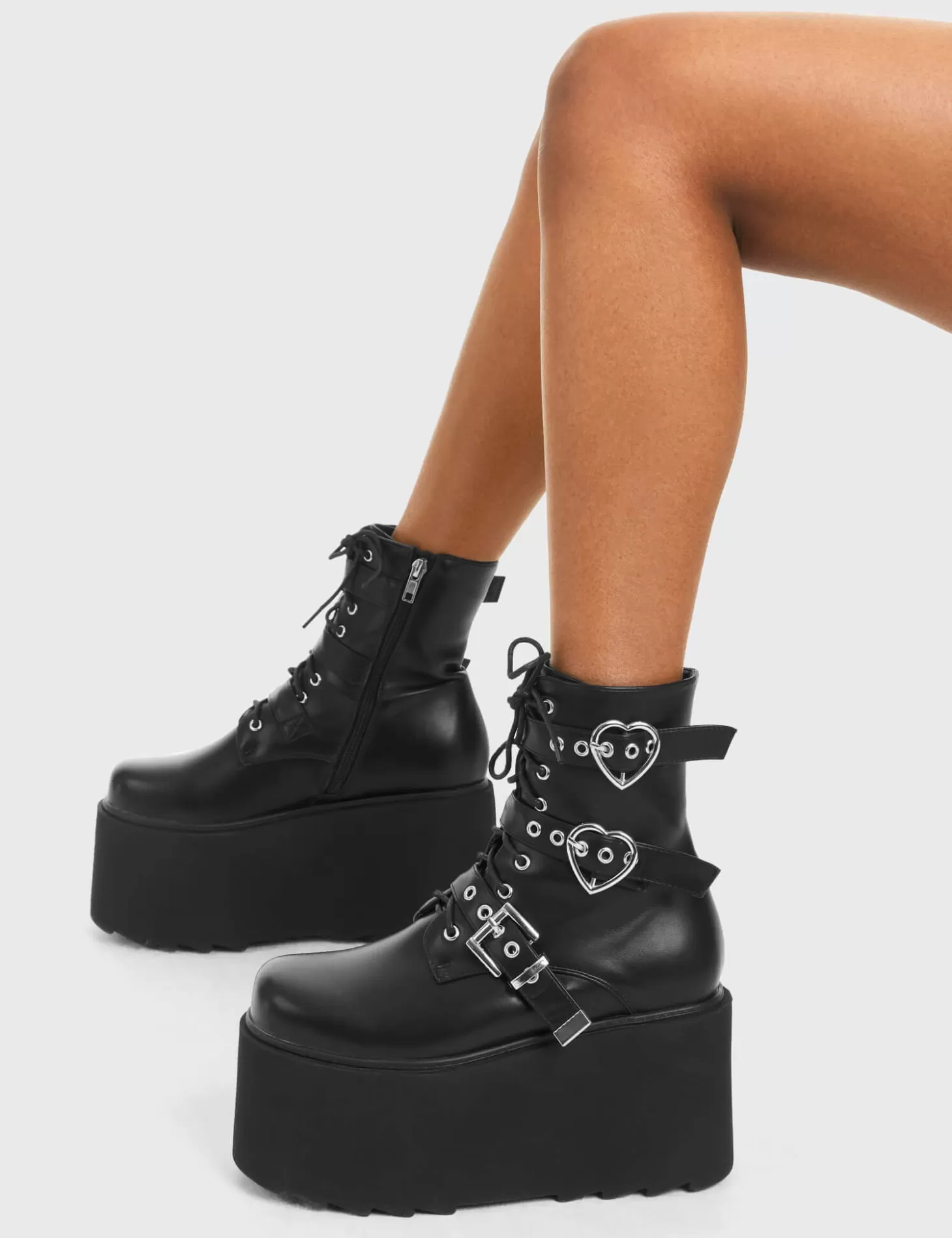 lamodawebsite Cheville*Part Time Lover Chunky Platform Ankle Boots