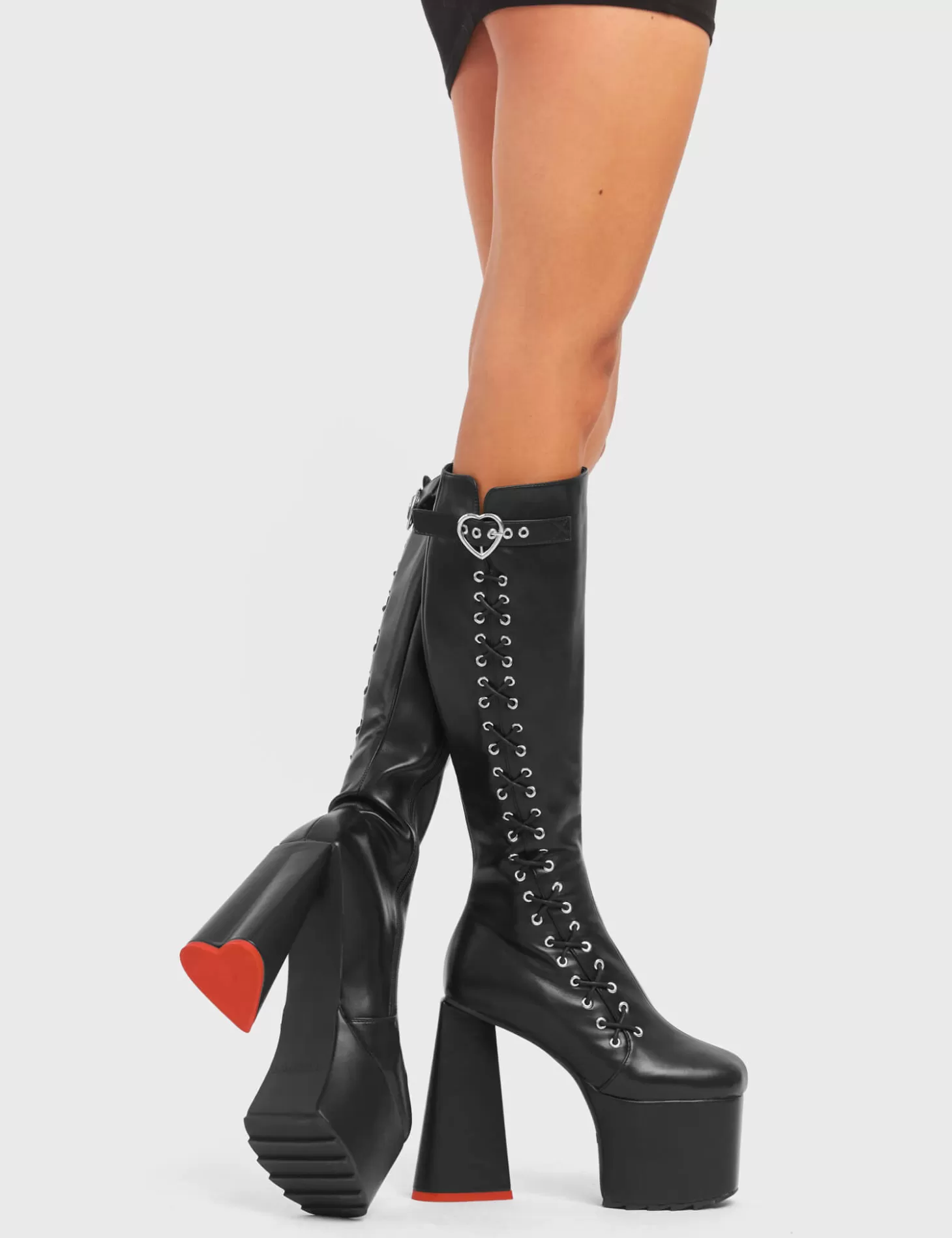 LAMODA Genou Haut*Passion Platform Knee High Boots