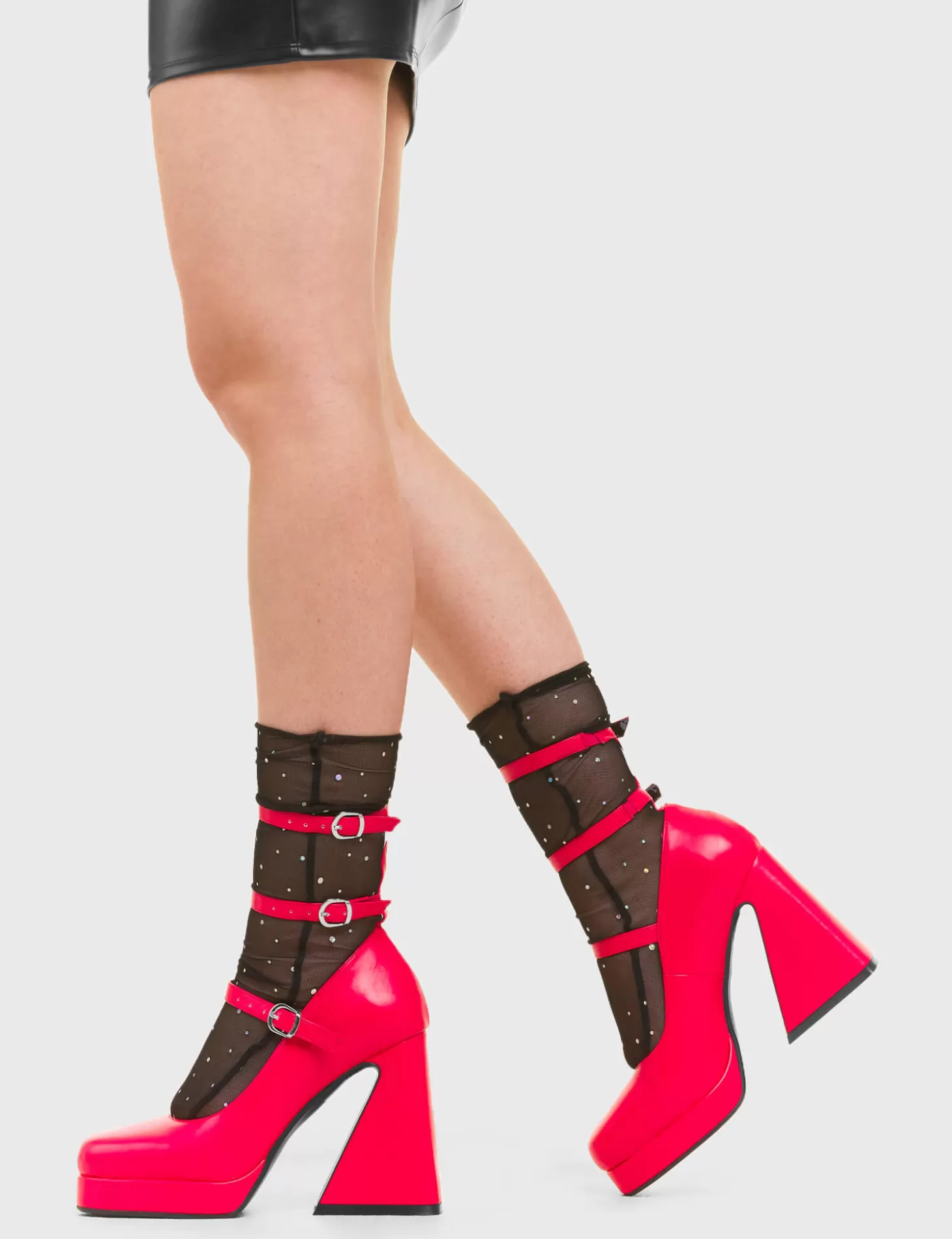 LAMODA Plate-Forme*Patchboard Platform Heels