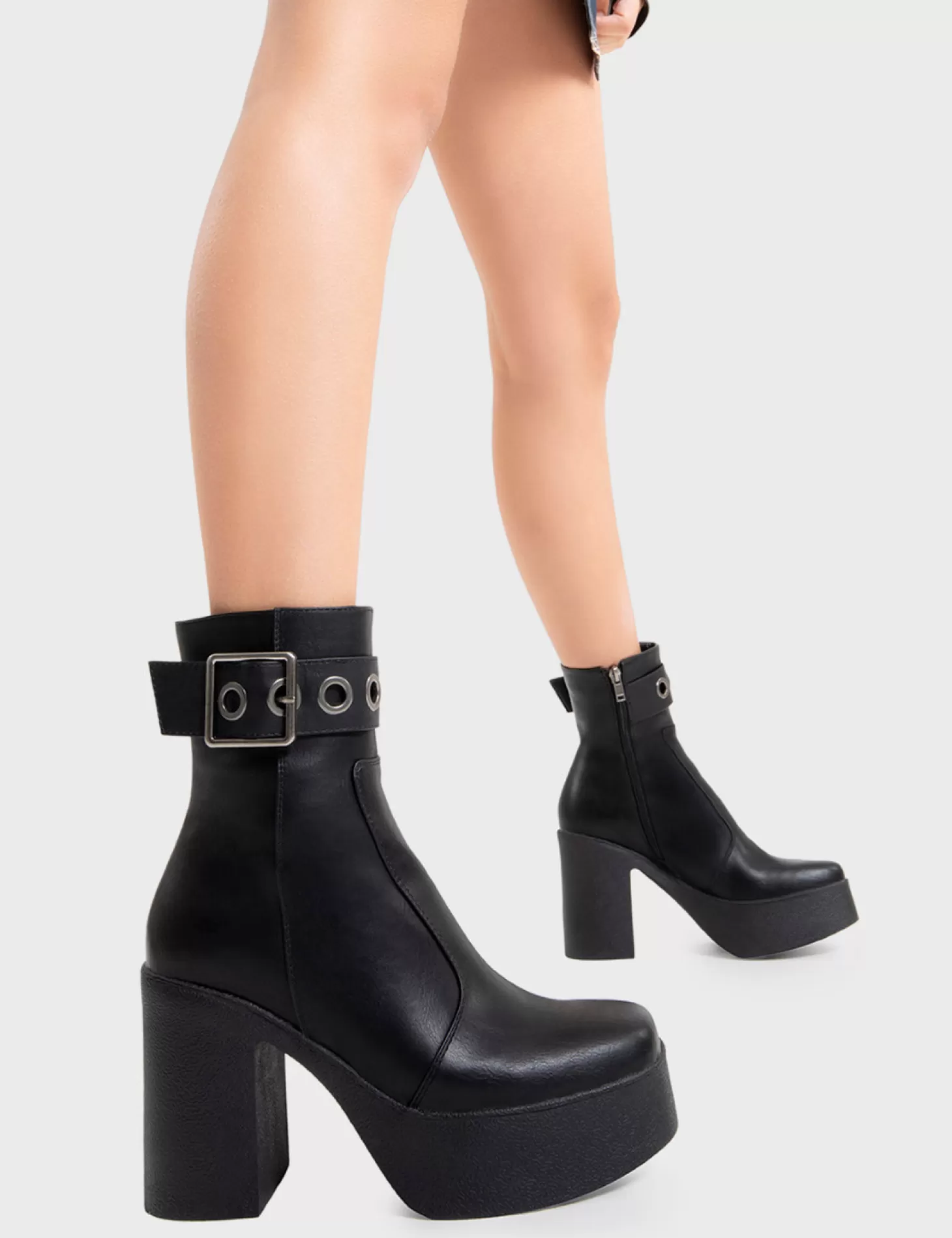 LAMODA Cheville*Pluto Platform Ankle Boots
