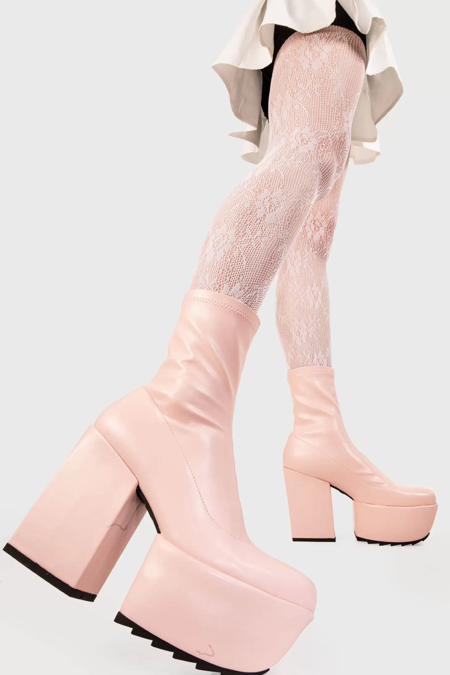 lamodawebsite Cheville*Pretty Please Platform Ankle Boots