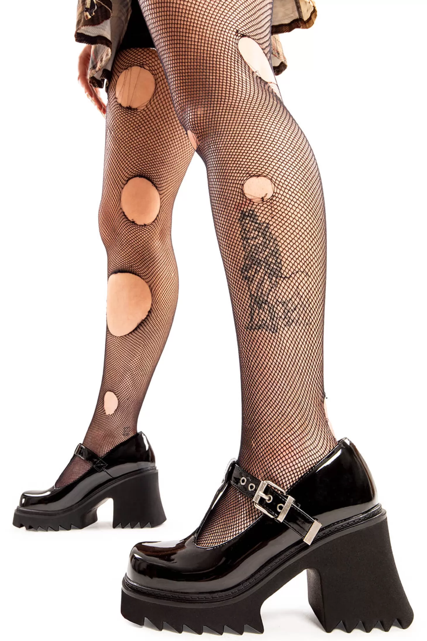 lamodawebsite Epais*Quiet Storm Chunky Mary Jane Shoes