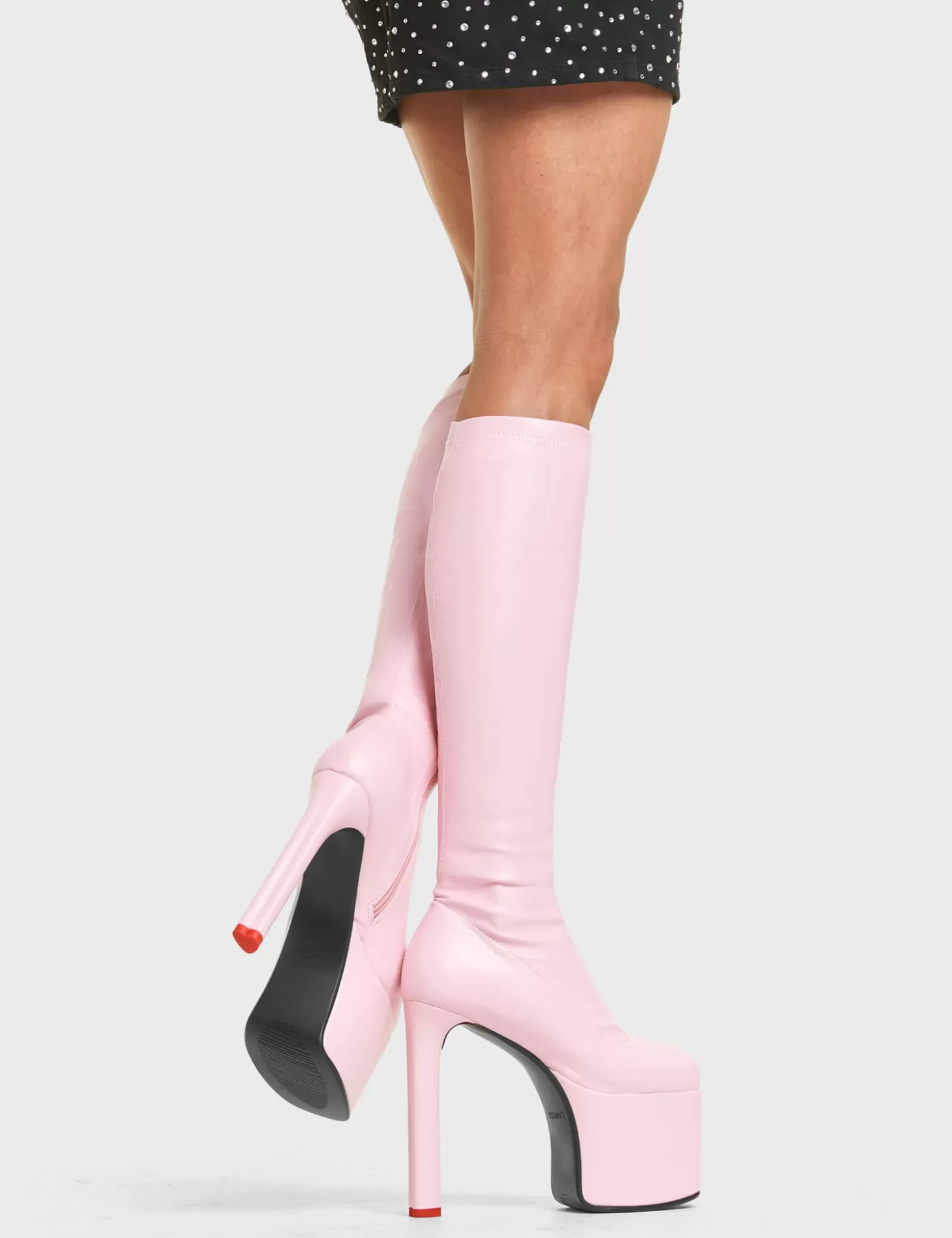 LAMODA Genou Haut*Rockstar Girlfriend Platform Knee High Boots