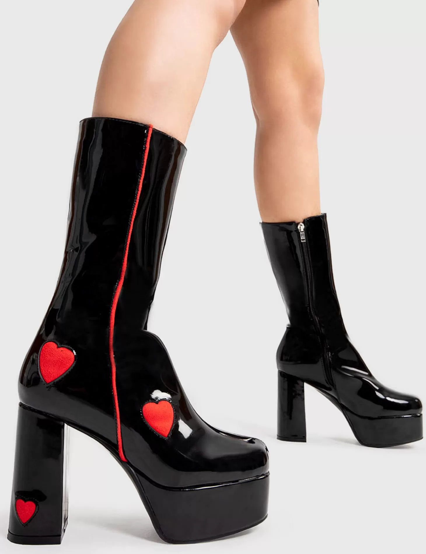 lamodawebsite Veau*Secret Lovers Platform Calf Boots