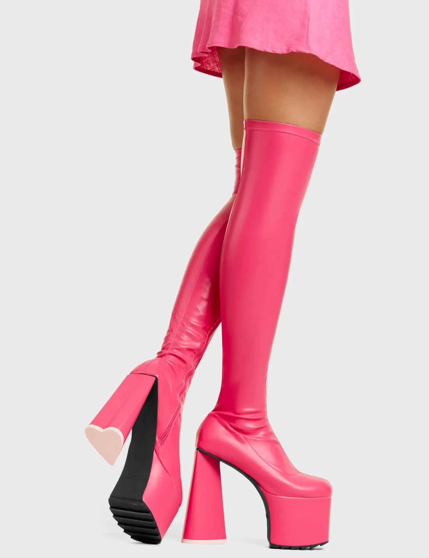 LAMODA Genou Haut*Separate Platform Thigh High Boots