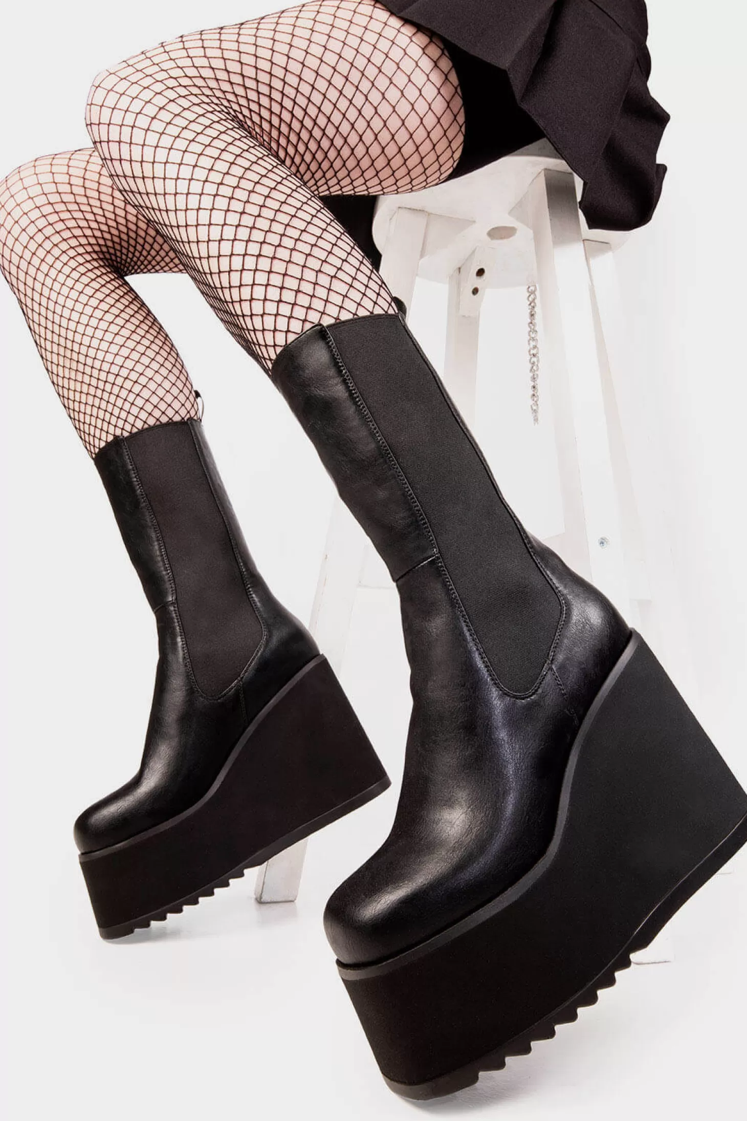 lamodawebsite Veau*Shy Love Chunky Platform Calf Boots