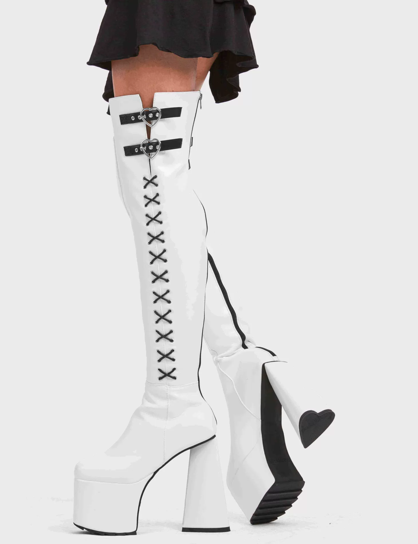 LAMODA Genou Haut*Small Victories Platform Thigh High Boots