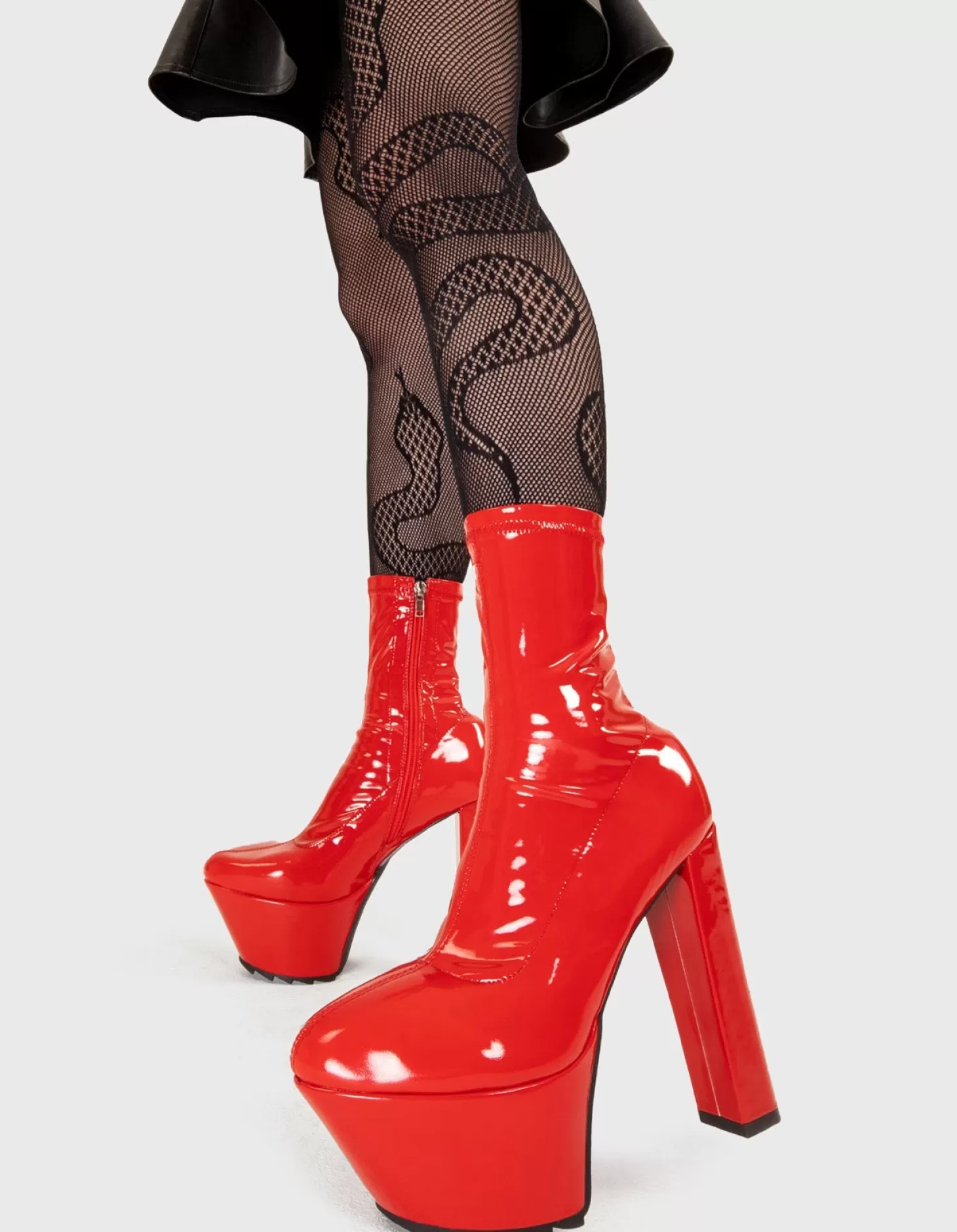 LAMODA Cheville*So Sleek Platform Ankle Boots
