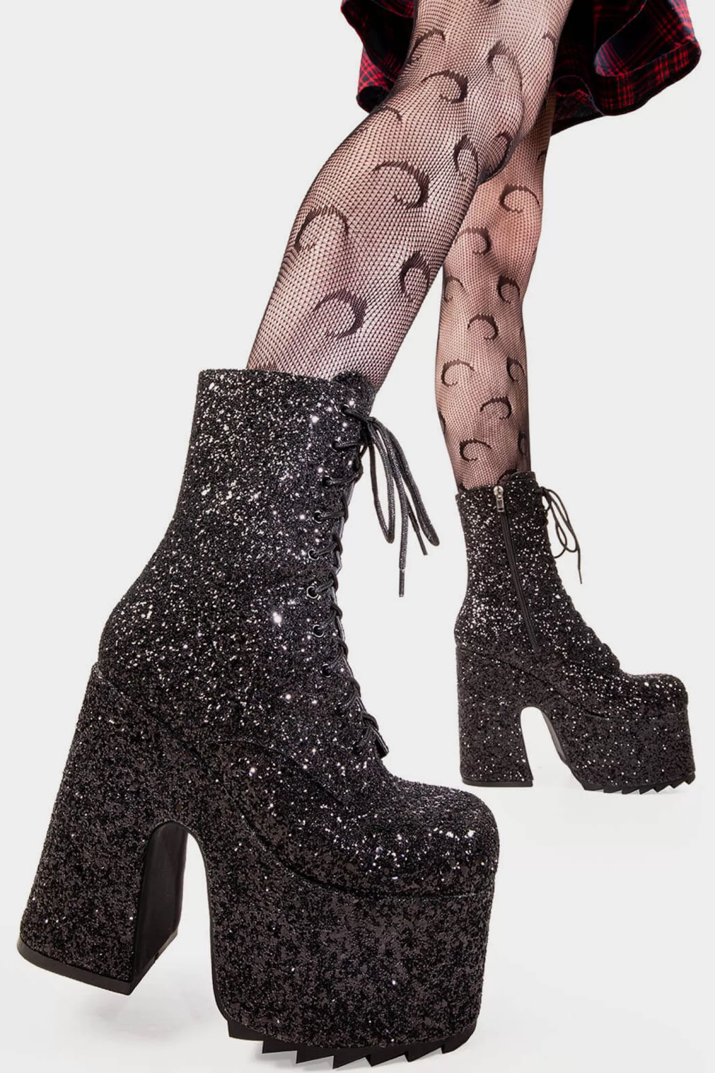 lamodawebsite Cheville*Spotlight Chunky Platform Ankle Boots