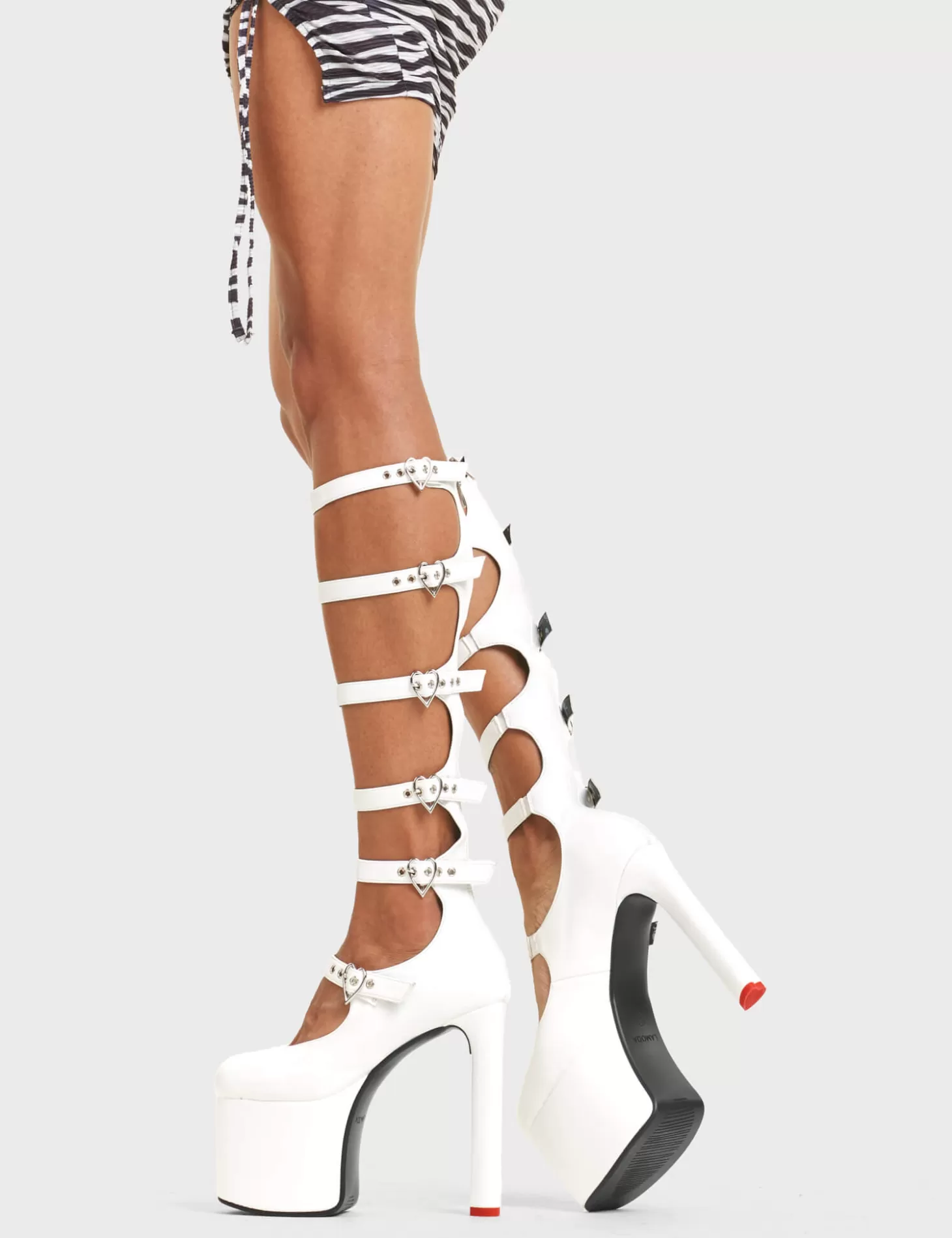 LAMODA Genou Haut*Still Reigning Platform Knee High Boots