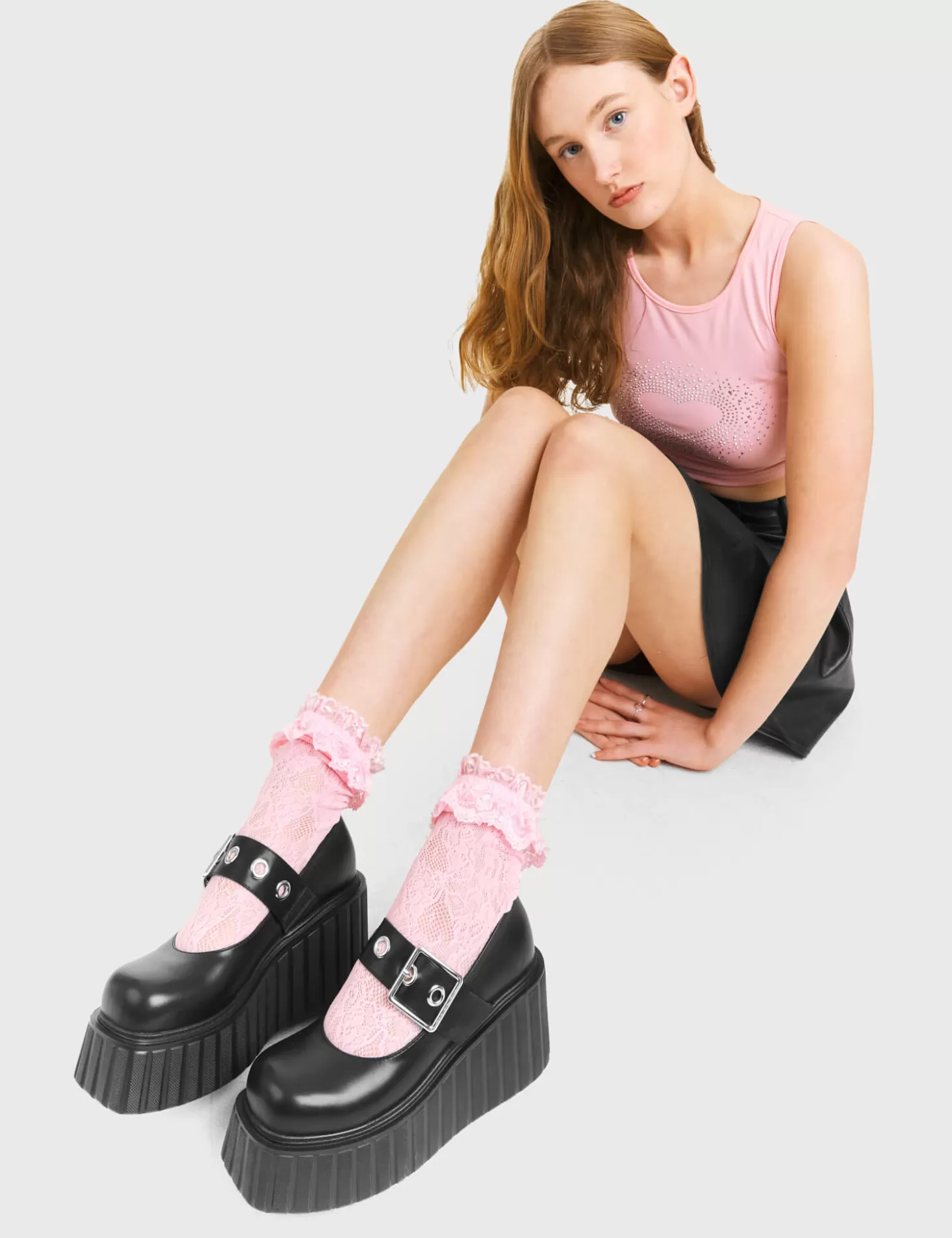 LAMODA Epais*Survivor Chunky Platform Creeper Shoes